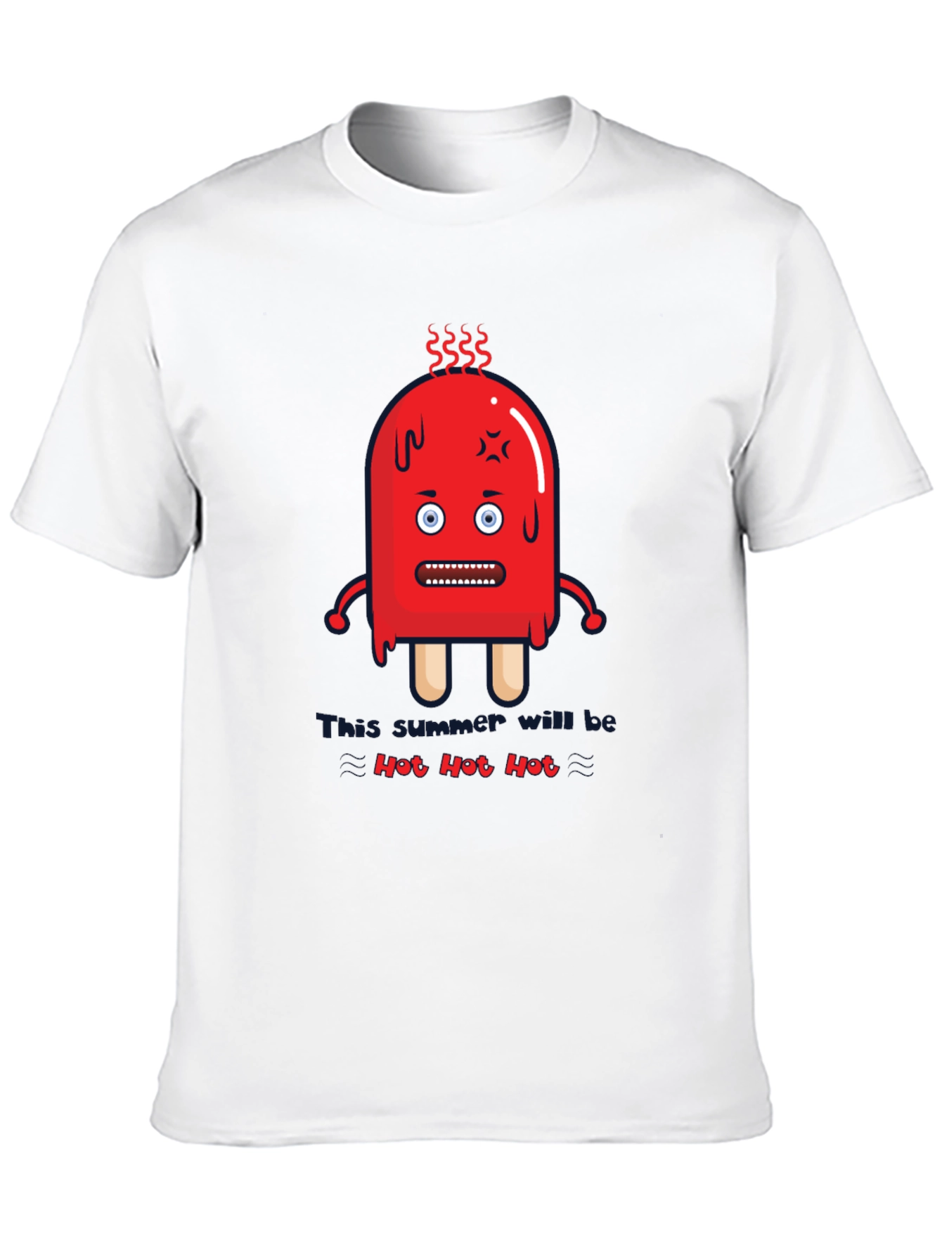 Funny Hot Hot Hot Summer Graphic T-Shirt