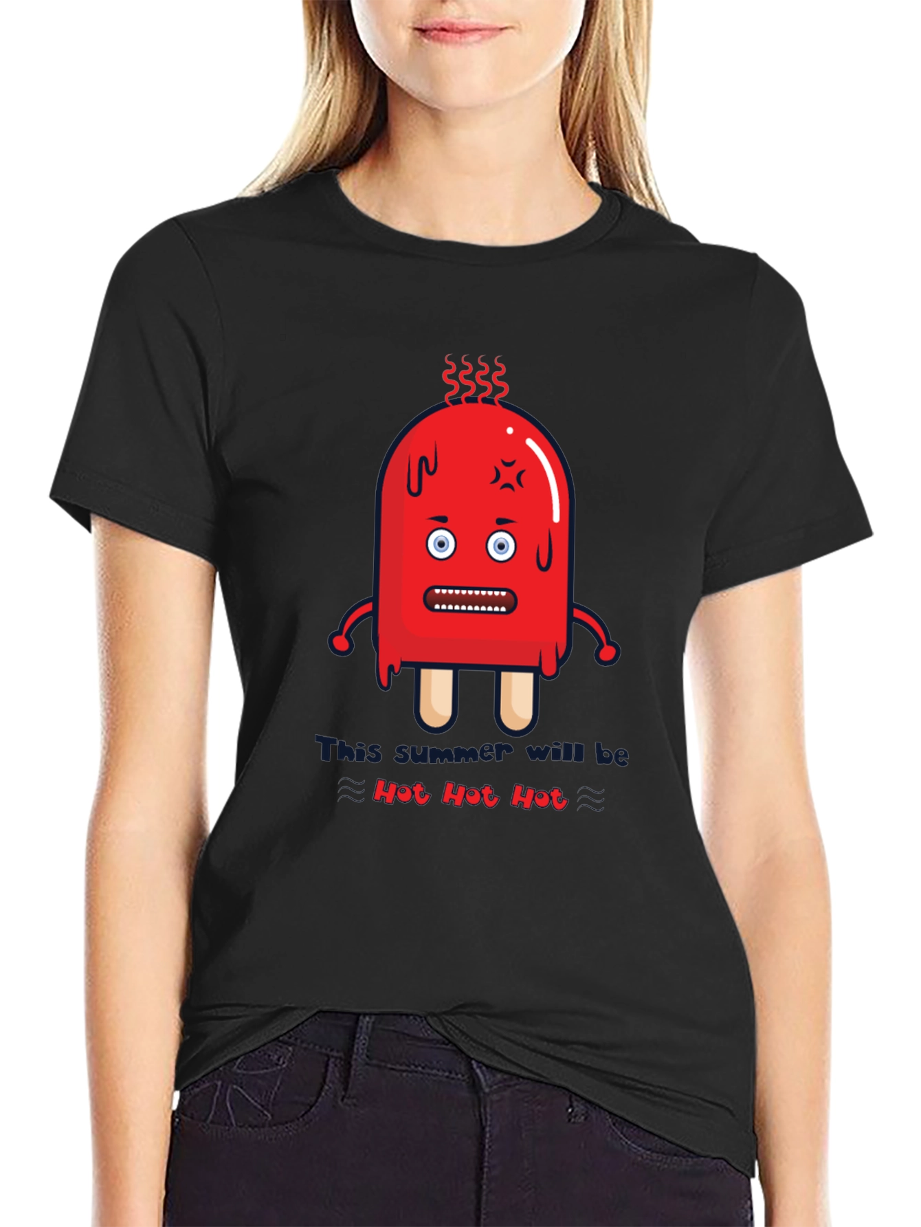 Funny Hot Hot Hot Summer Graphic T-Shirt