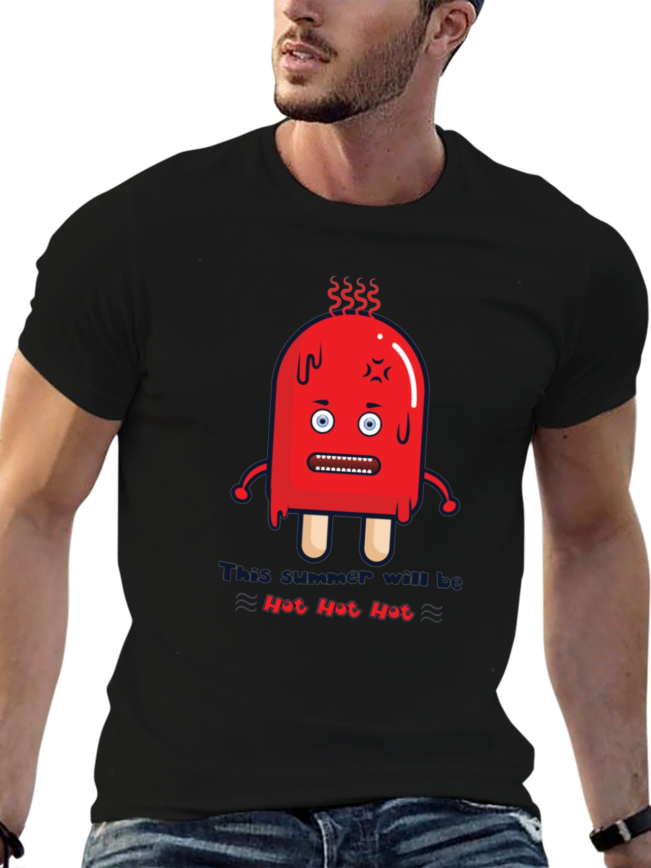Funny Hot Hot Hot Summer Graphic T-Shirt