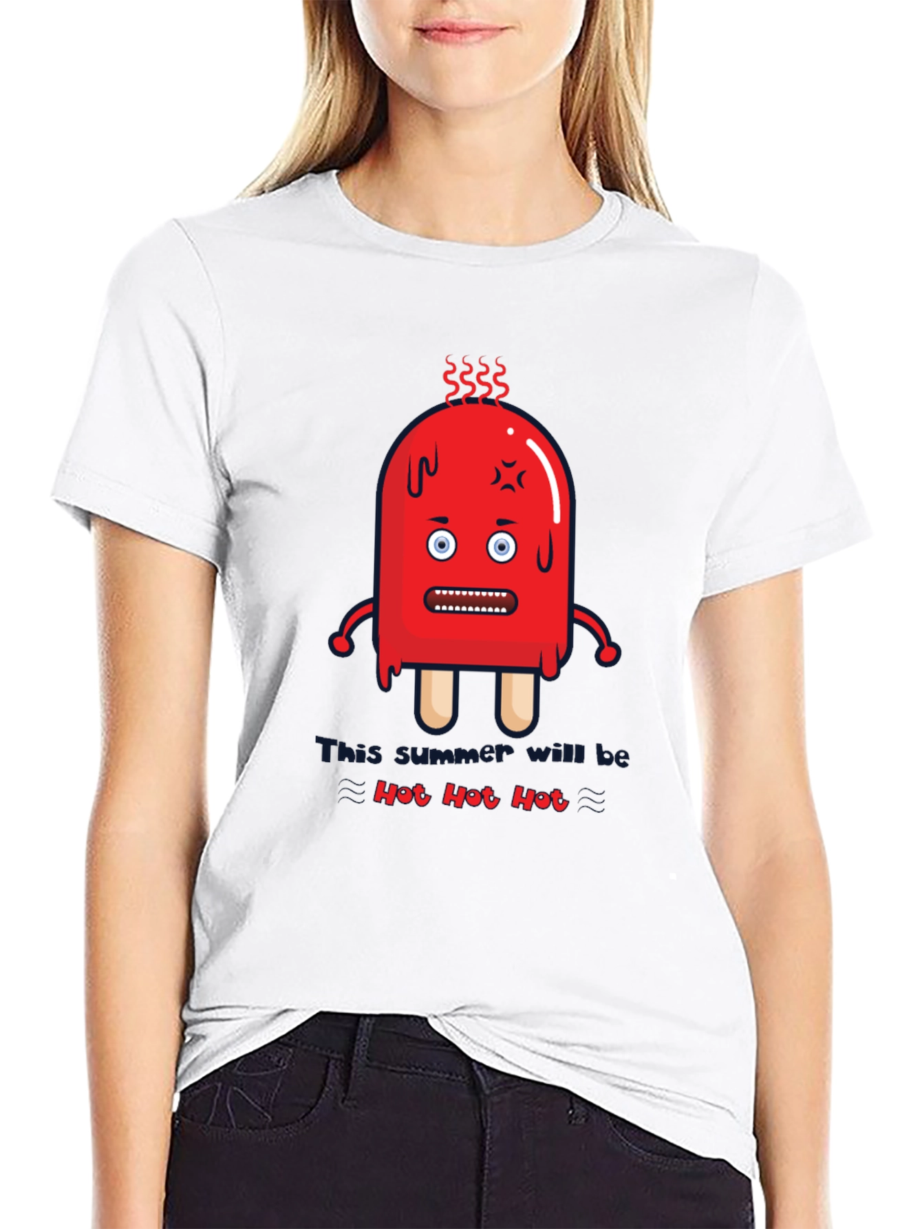 Funny Hot Hot Hot Summer Graphic T-Shirt
