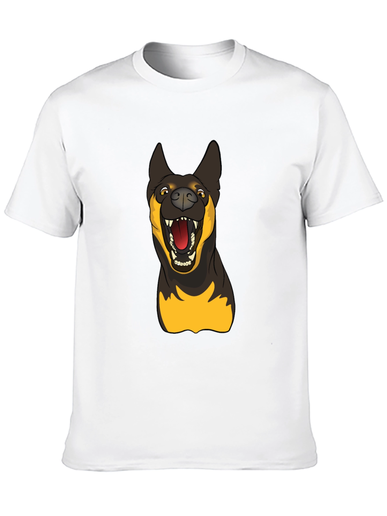 Dog Graphic Black T-Shirt