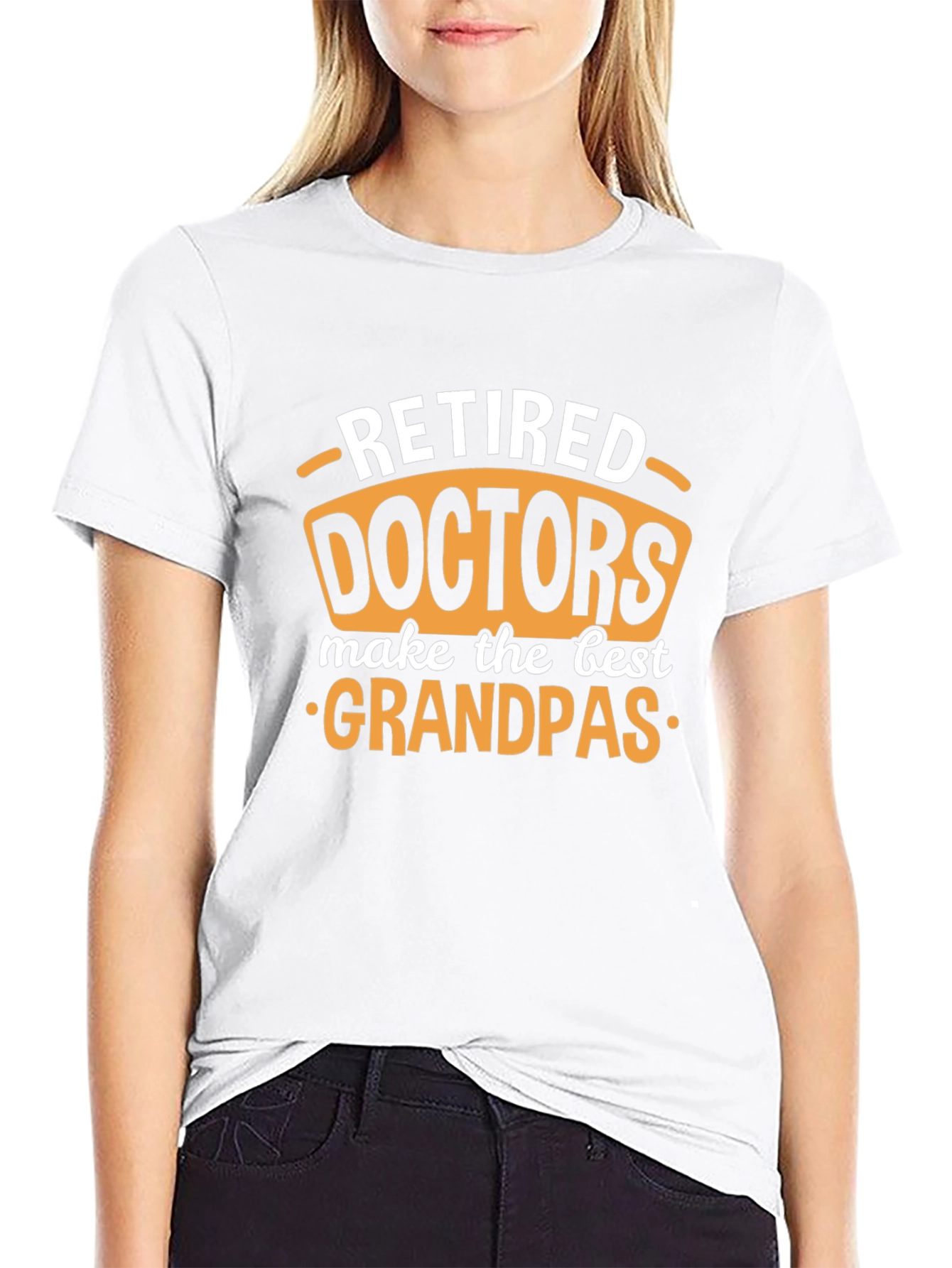 Retired Doctors Make Best Grandpas Black T-Shirt