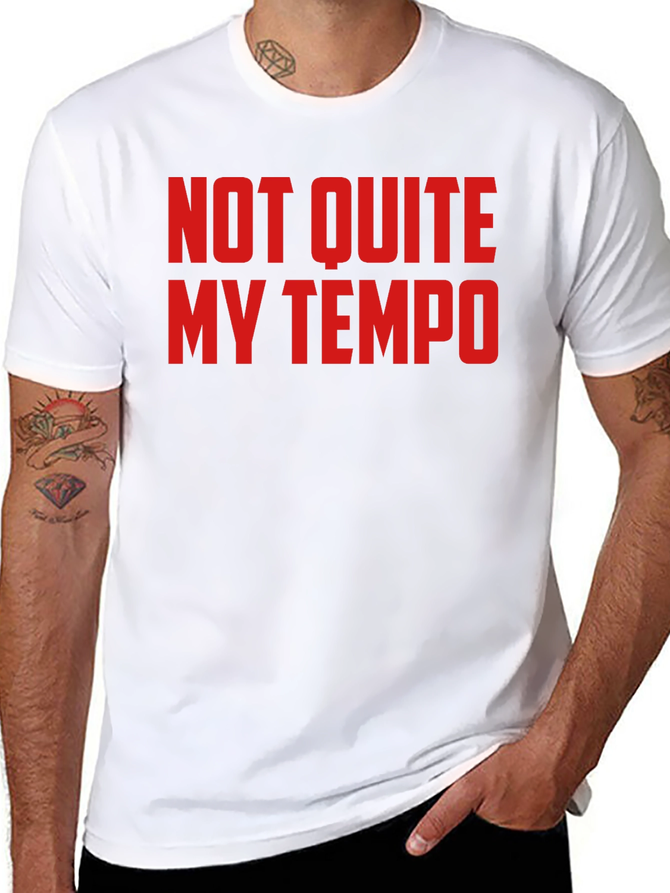 Not Quite My Tempo T-Shirt - Funny Music Tee