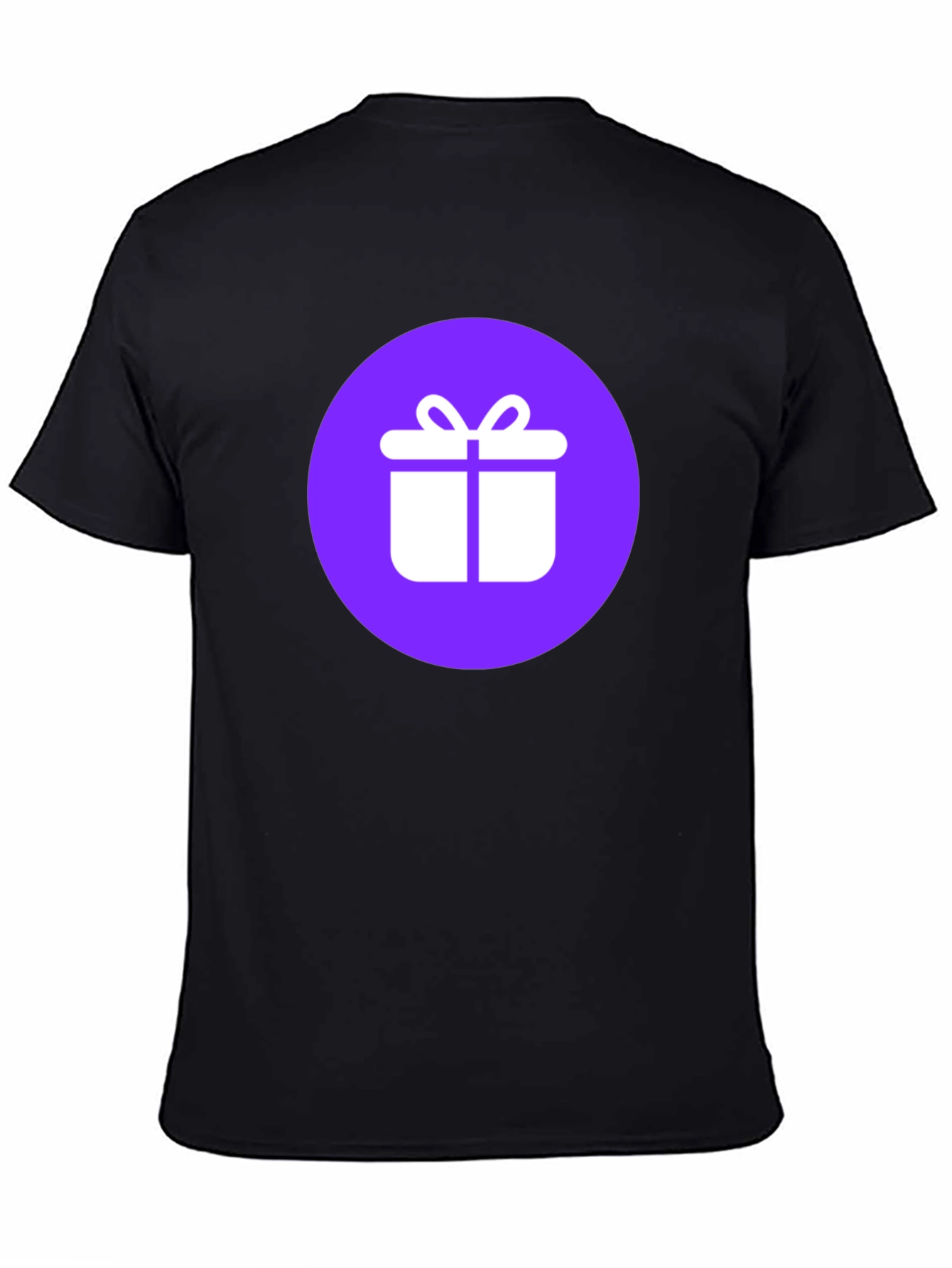 Gift Icon Tee - Black Cotton Blend