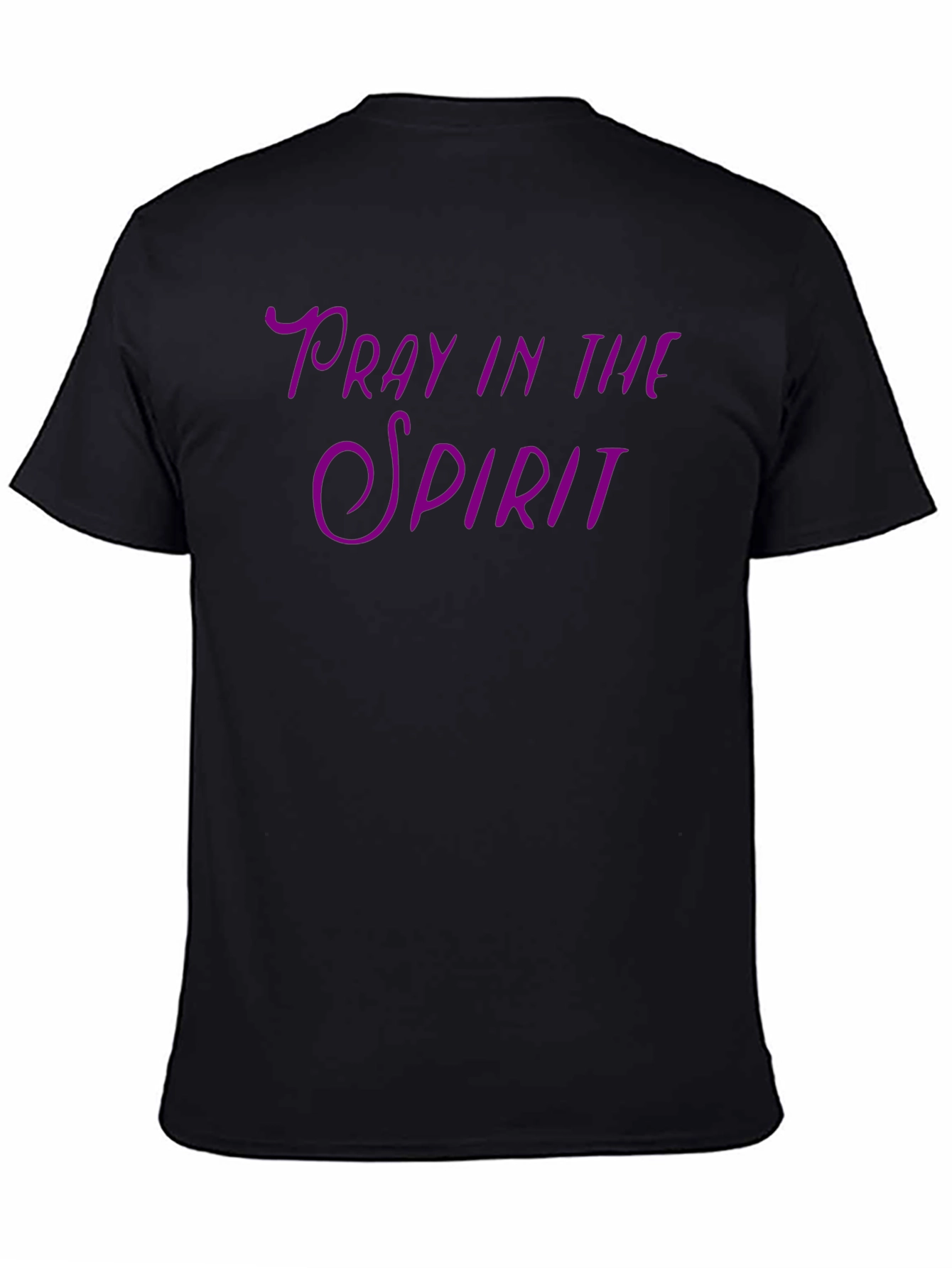 Pray in the Spirit Graphic T-Shirt - Black