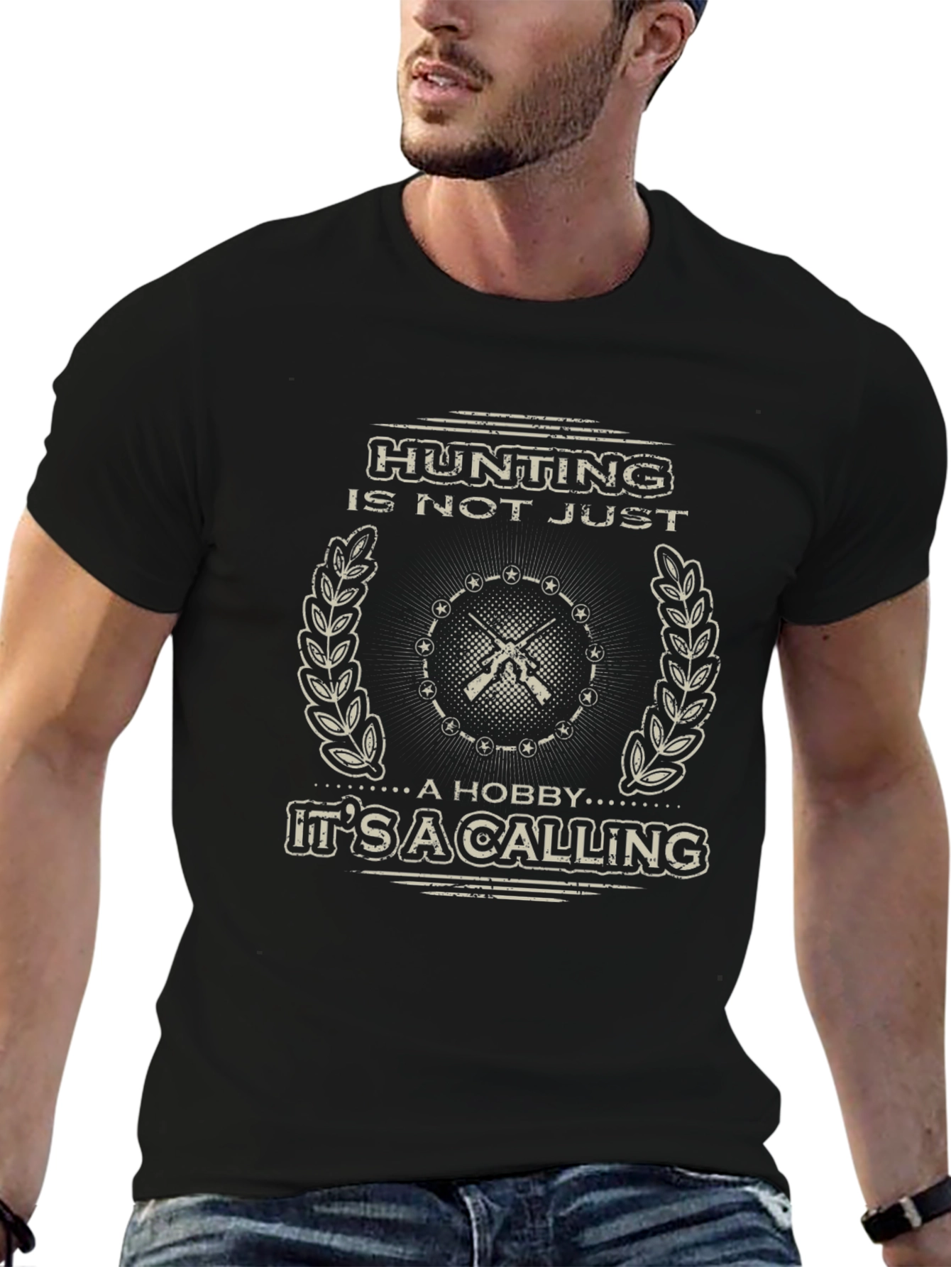 Hunting Is A Calling Black T-Shirt