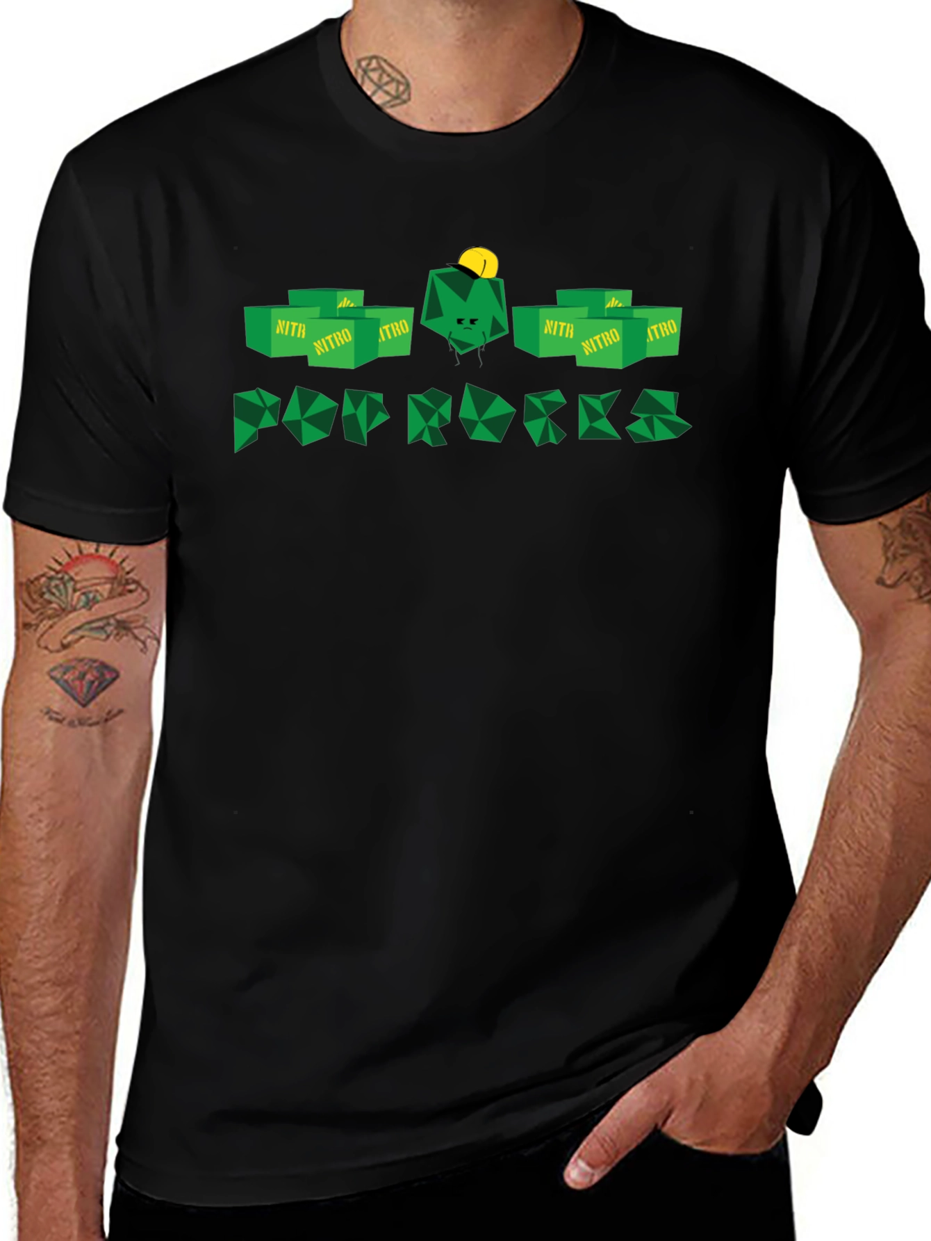 Pop Rocks Graphic Tee - Retro Candy Shirt
