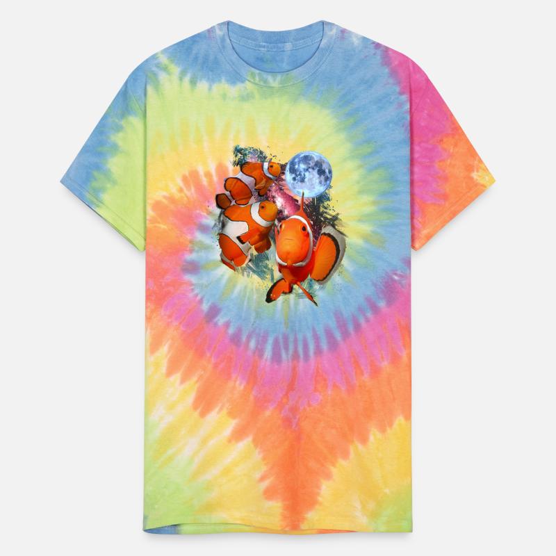 3 Moon Clown Fish Sea Anemonefish Lovers Fish Art