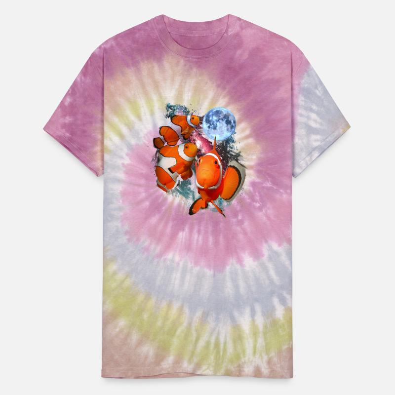 3 Moon Clown Fish Sea Anemonefish Lovers Fish Art