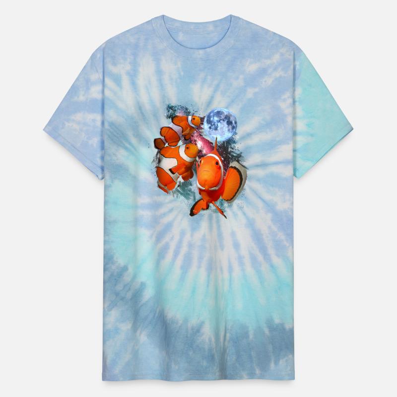 3 Moon Clown Fish Sea Anemonefish Lovers Fish Art