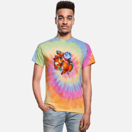 3 Moon Clown Fish Sea Anemonefish Lovers Fish Art