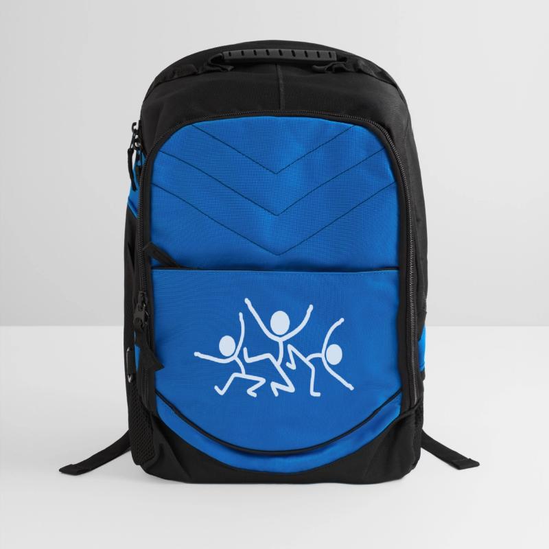 3 Stickman Party Fun Crew Team Three Friends Group