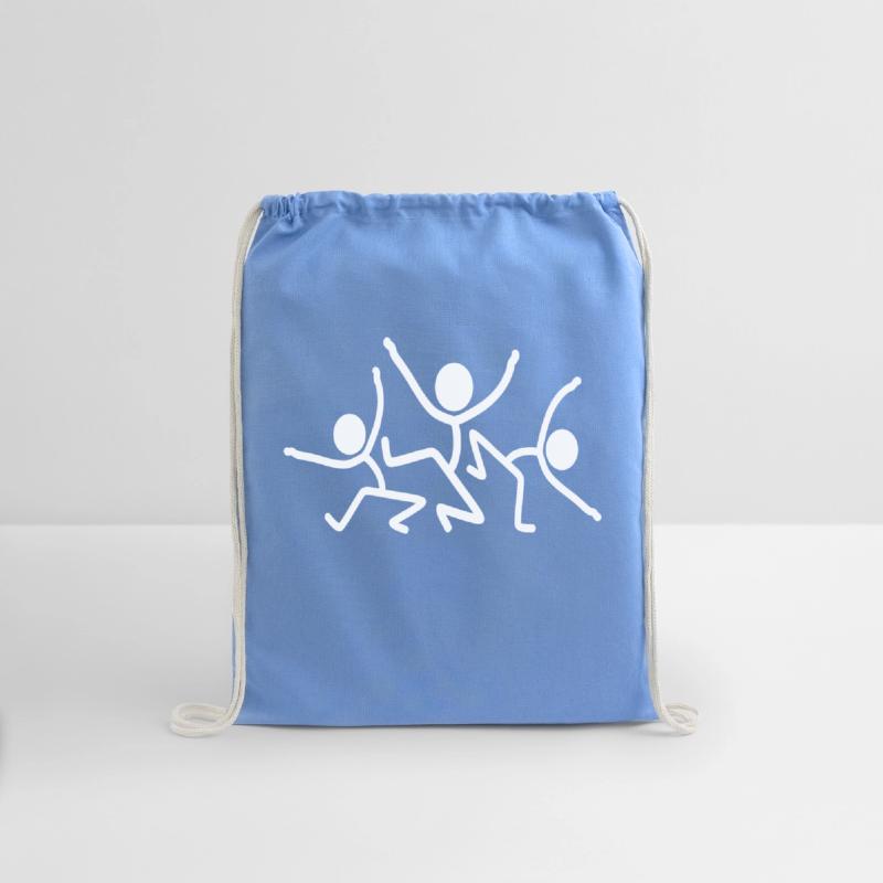 3 Stickman Party Fun Crew Team Three Friends Group