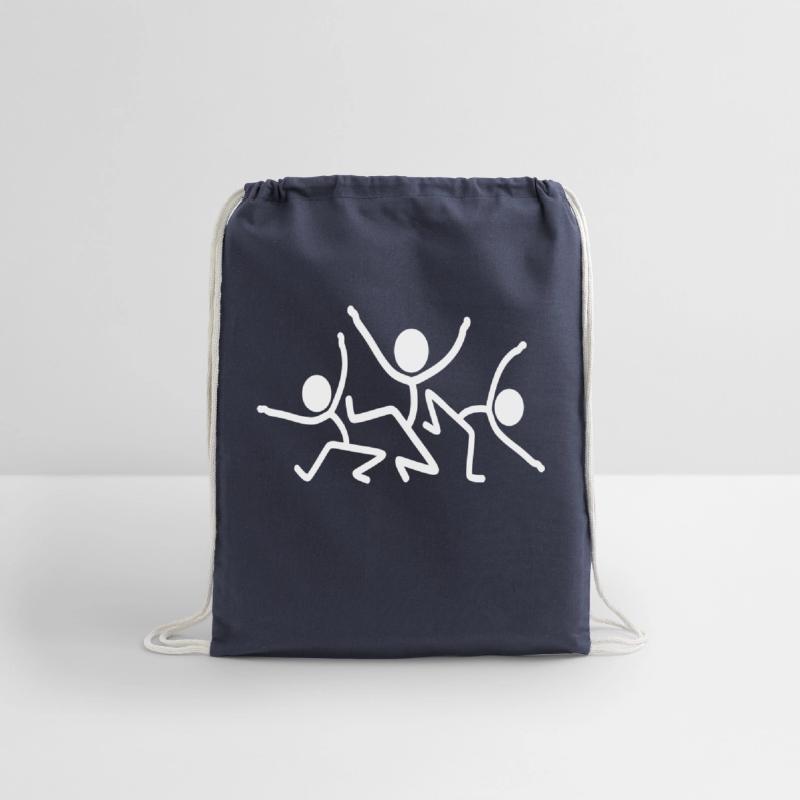 3 Stickman Party Fun Crew Team Three Friends Group