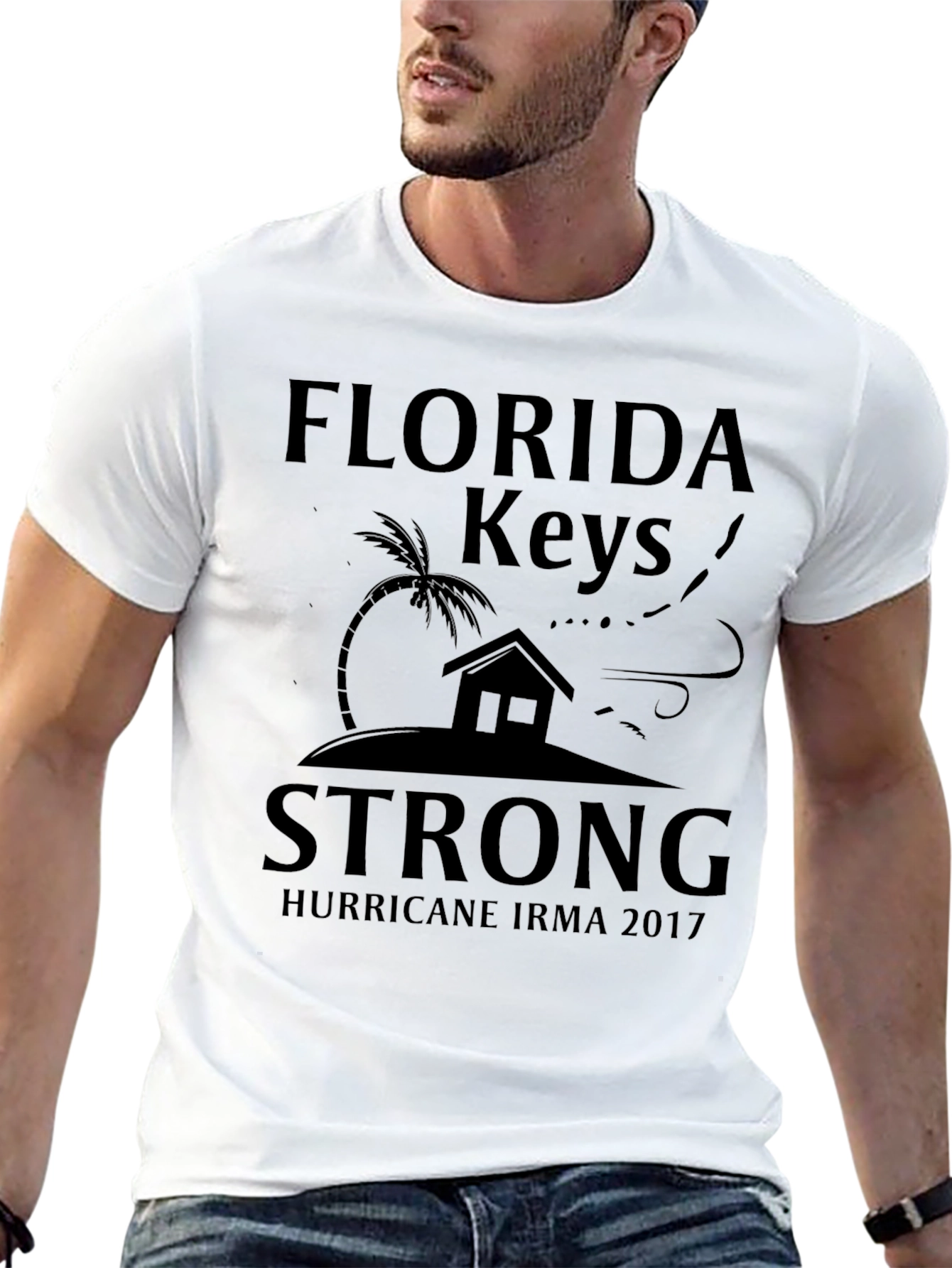 Florida Keys Strong Hurricane Irma 2017 Graphic T-Shirt
