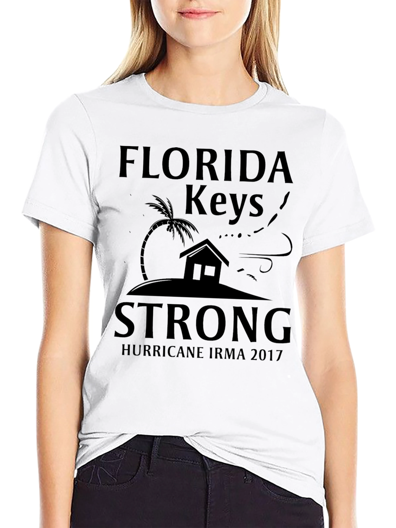 Florida Keys Strong Hurricane Irma 2017 Graphic T-Shirt