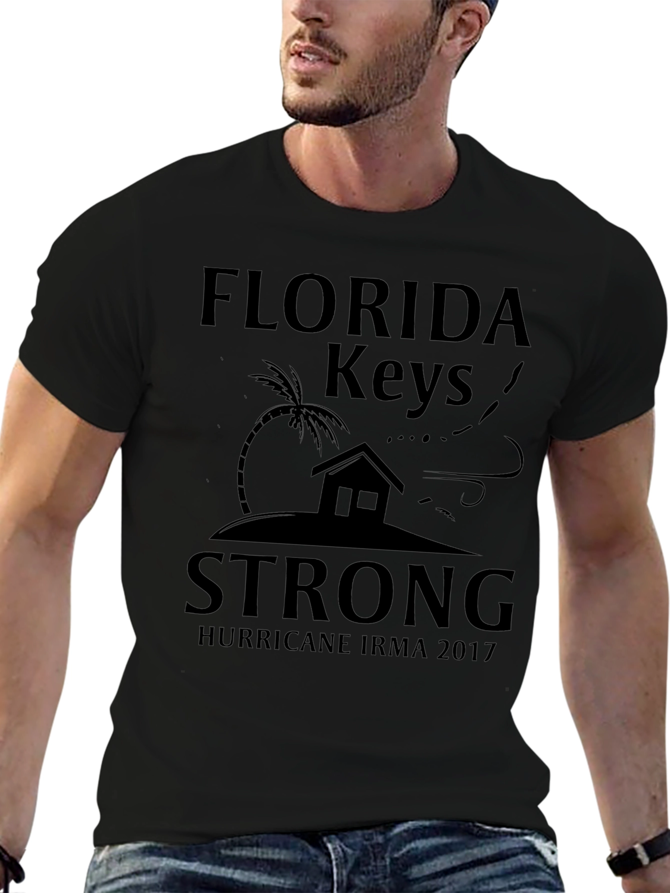 Florida Keys Strong Hurricane Irma 2017 Graphic T-Shirt