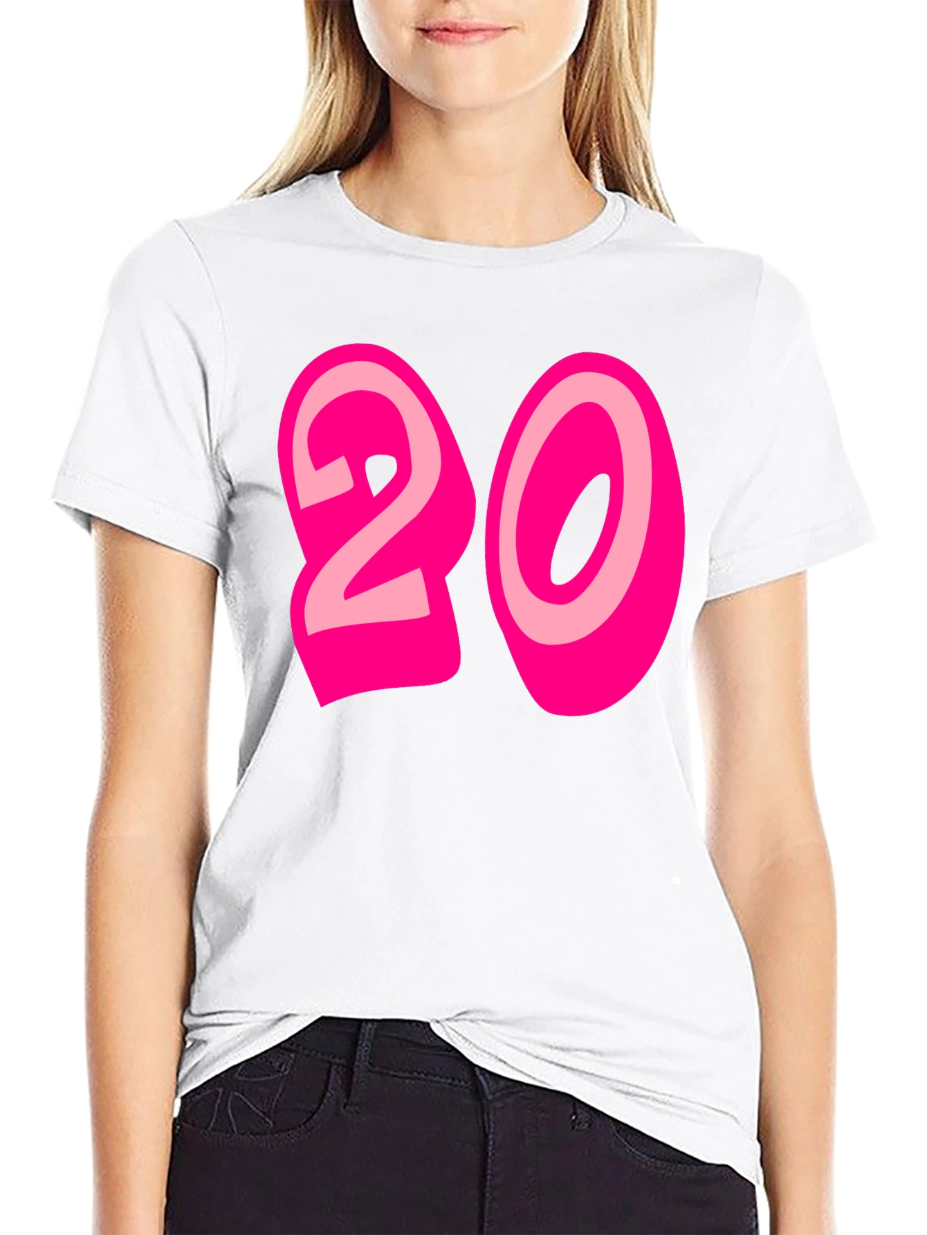 Bold 20 Graphic Black T-Shirt