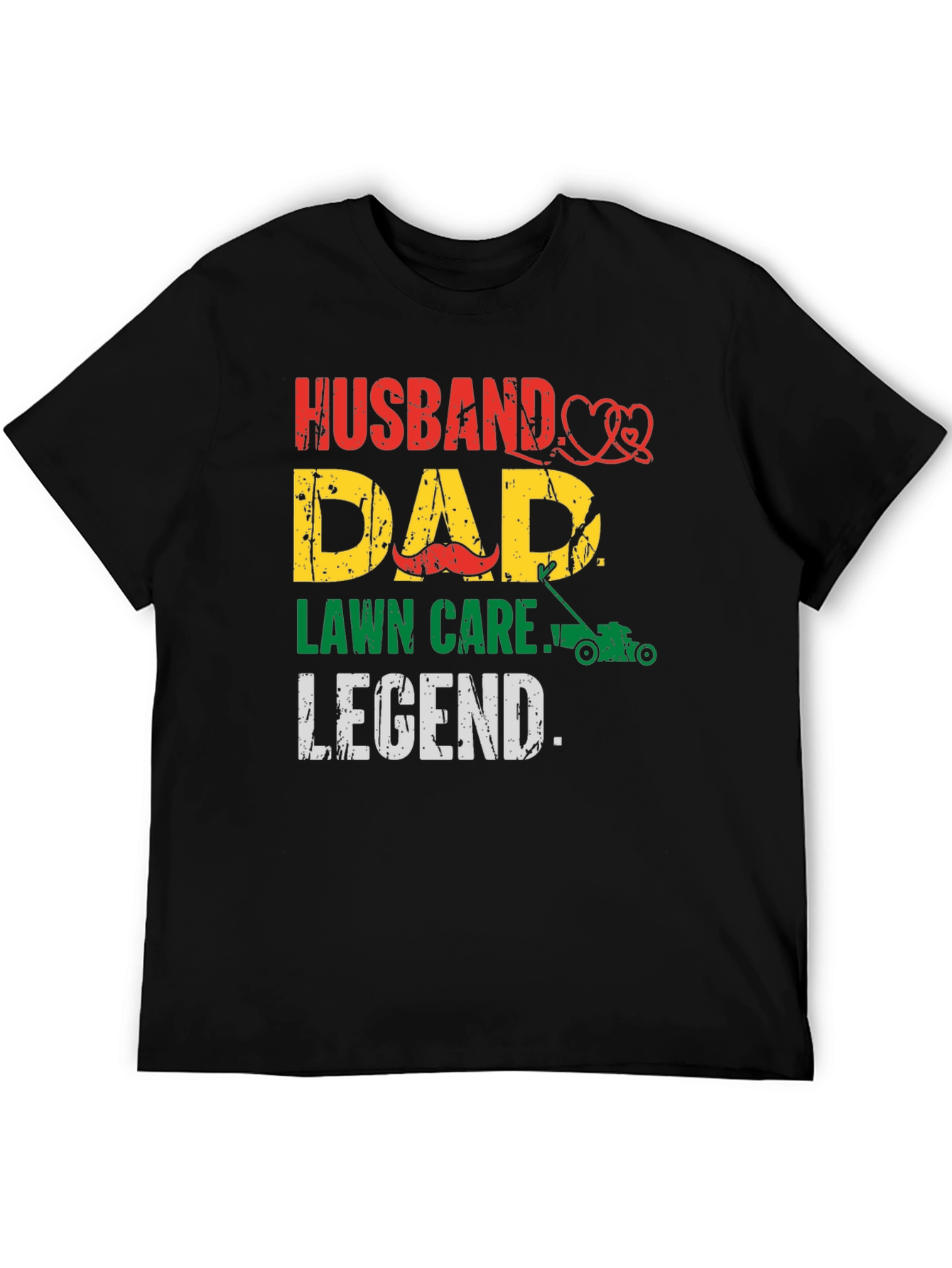 Husband Dad Lawn Care Legend T-Shirt