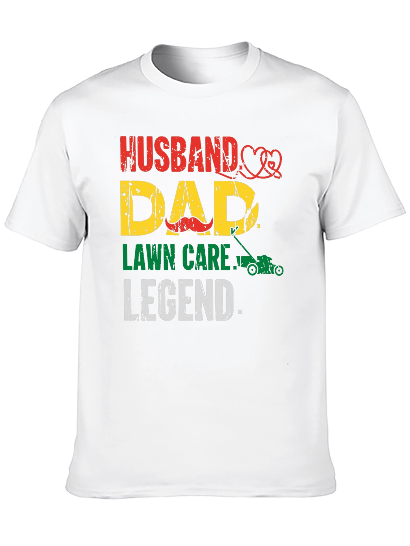Husband Dad Lawn Care Legend T-Shirt