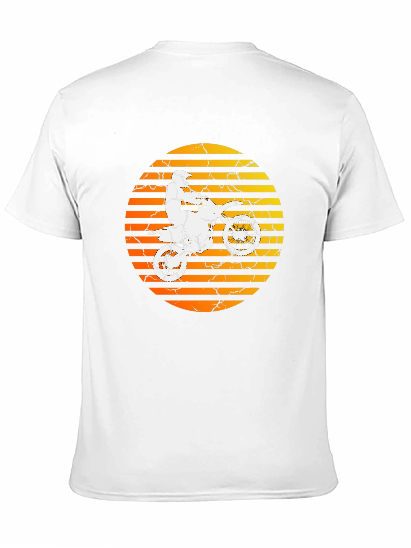 Motorcycle Rider Graphic T-Shirt - Black