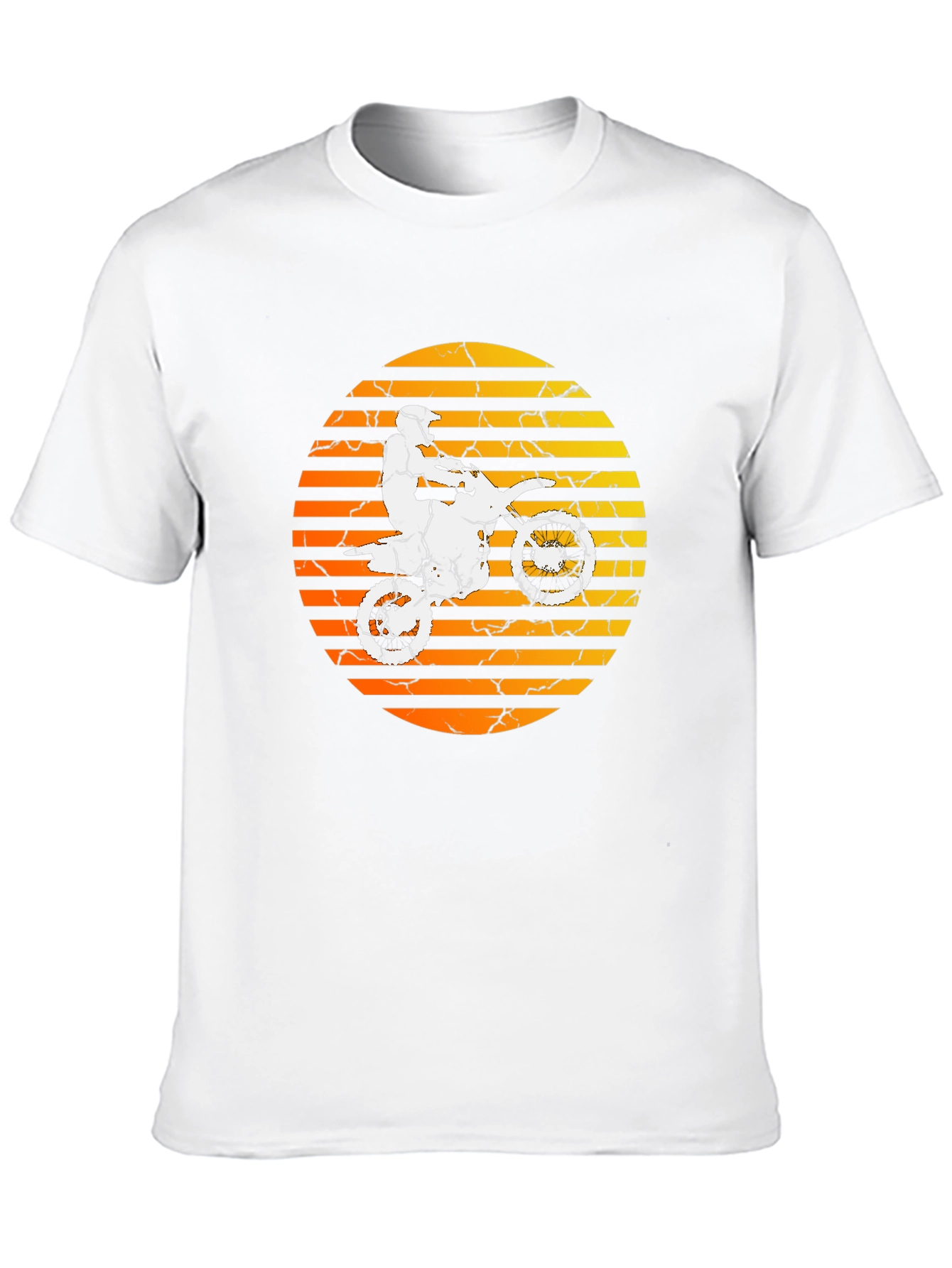 Motorcycle Rider Graphic T-Shirt - Black