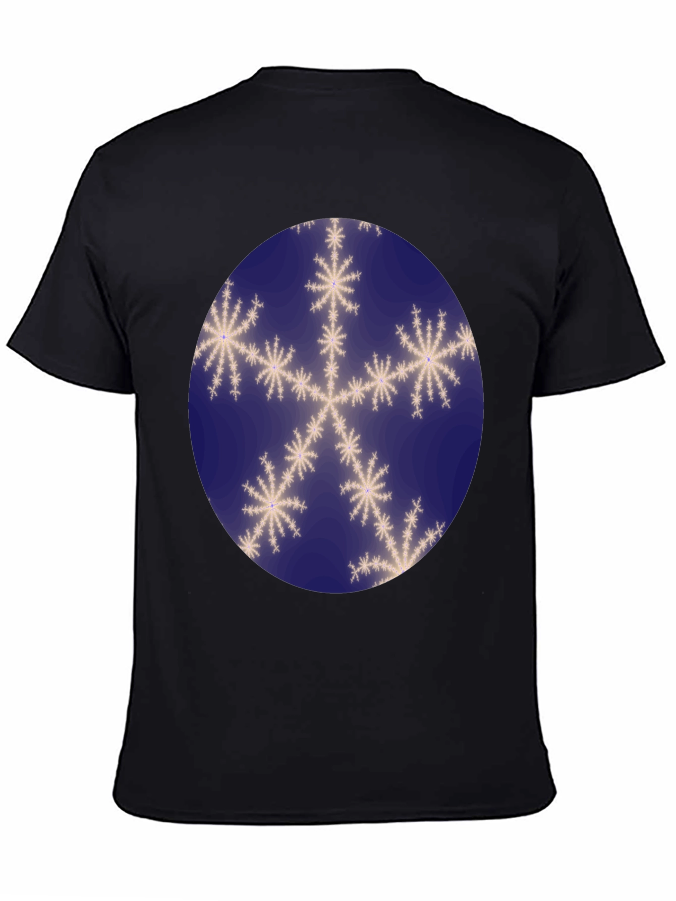 Snowflake Graphic Print Mens T-Shirt