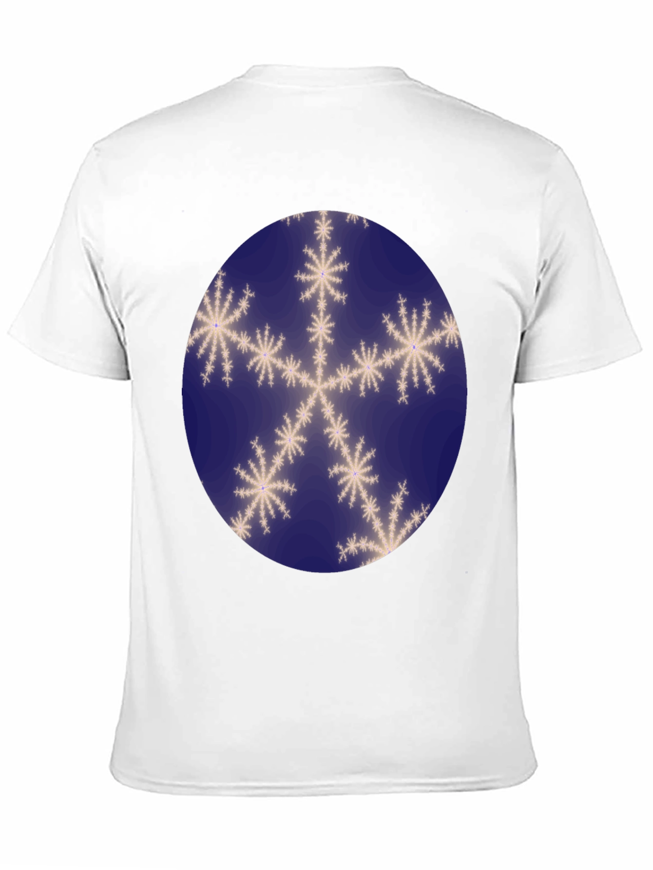 Snowflake Graphic Print Mens T-Shirt