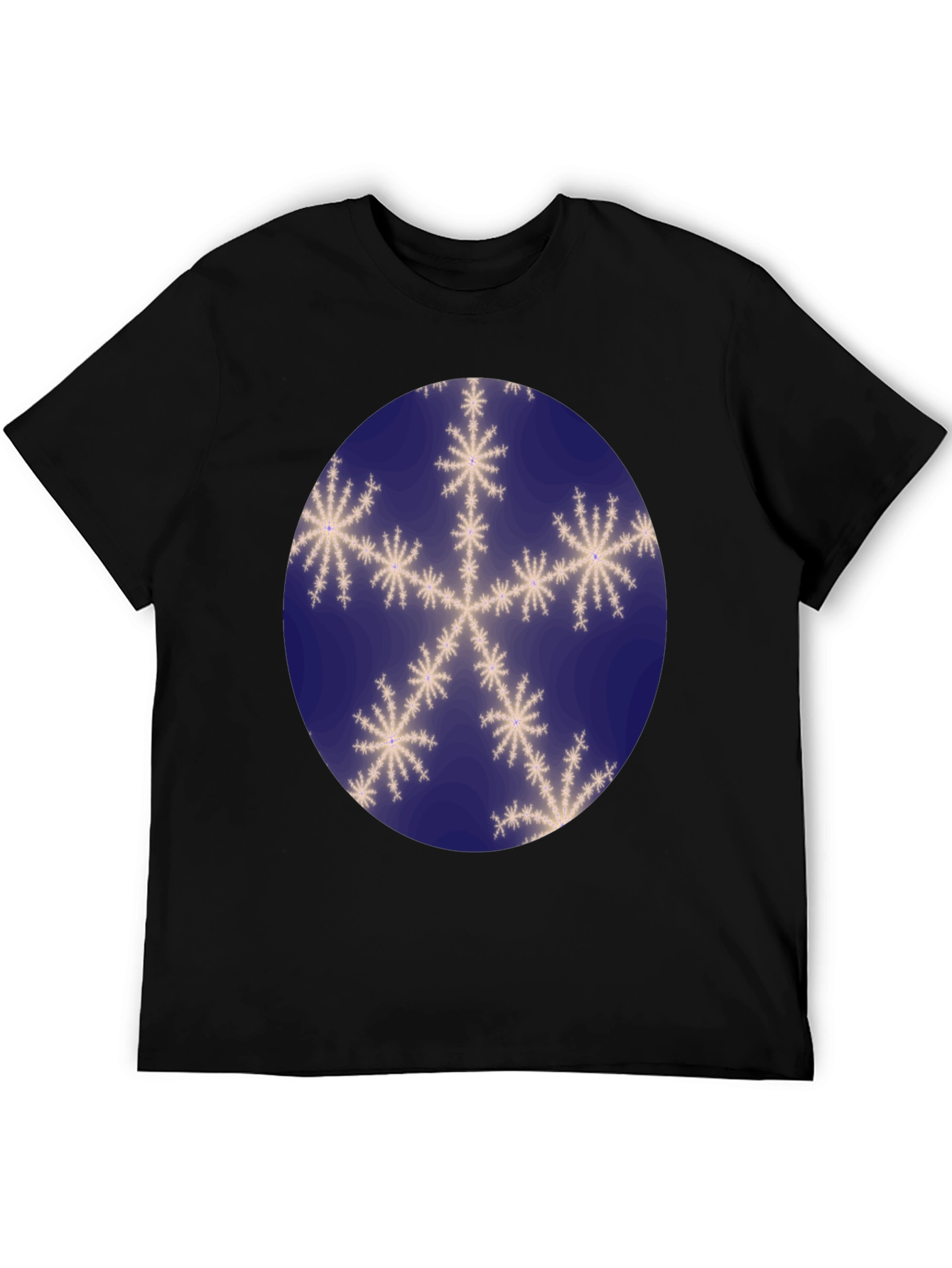 Snowflake Graphic Print Mens T-Shirt