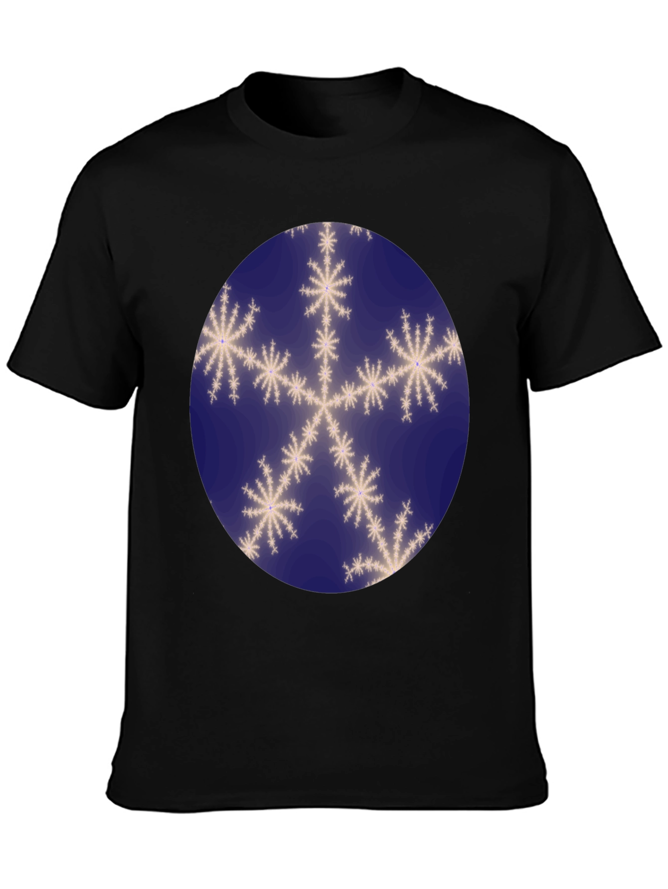 Snowflake Graphic Print Mens T-Shirt