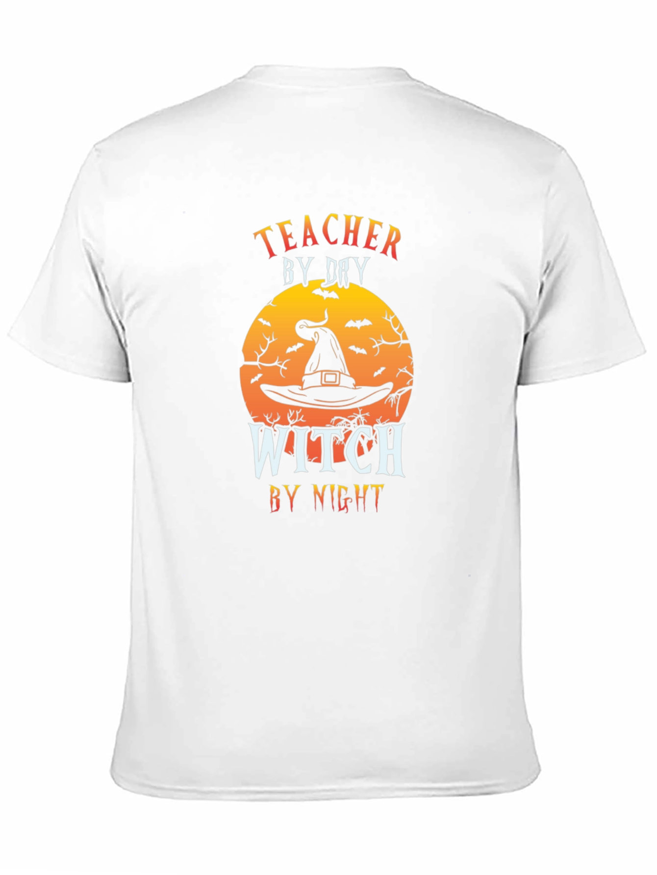 Teacher by Day Witch by Night Halloween T-Shirt