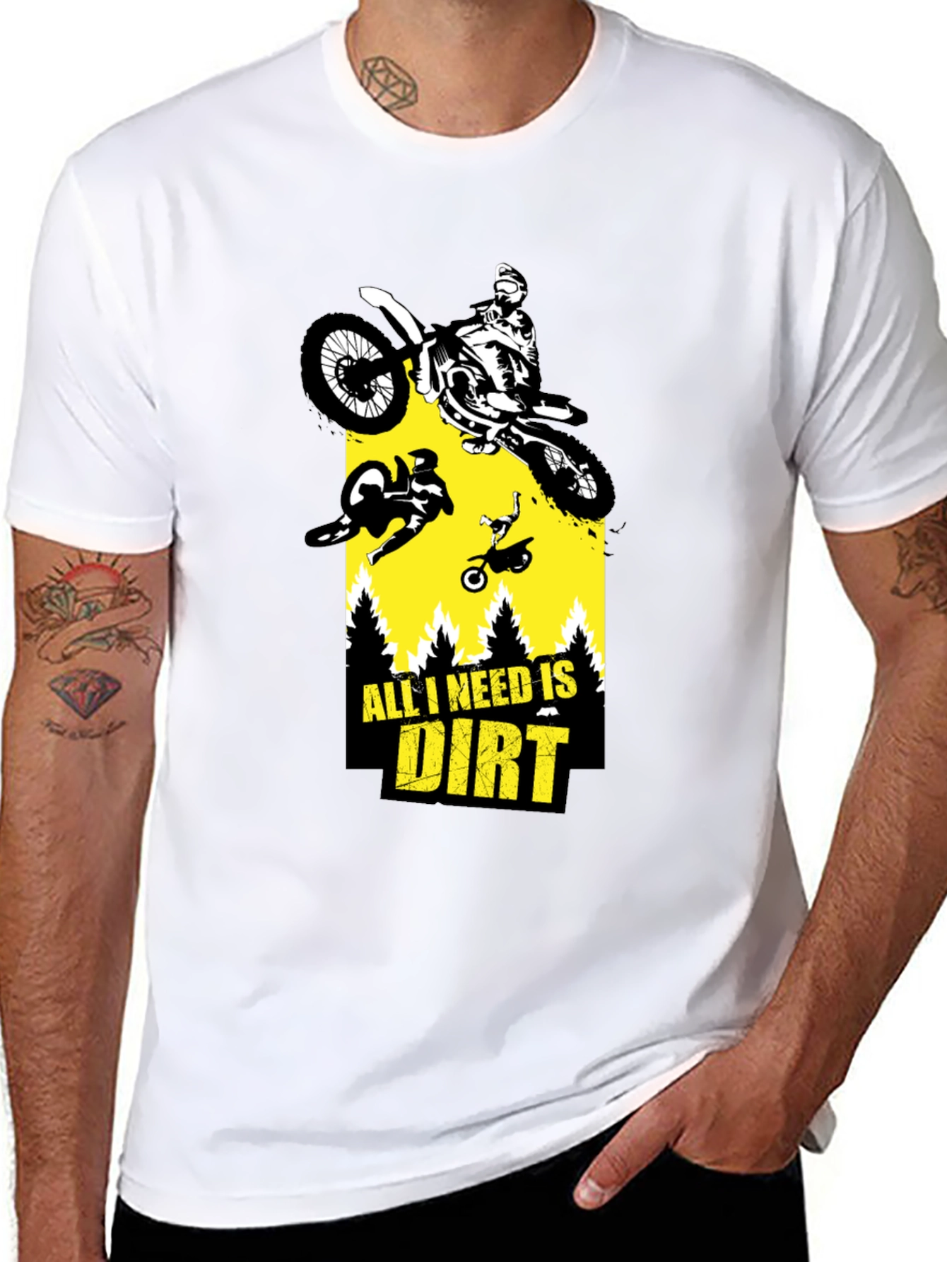 All I Need Is Dirt T-Shirt - Motocross Tee