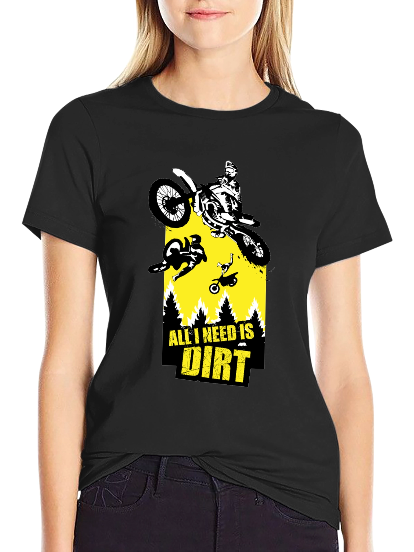 All I Need Is Dirt T-Shirt - Motocross Tee