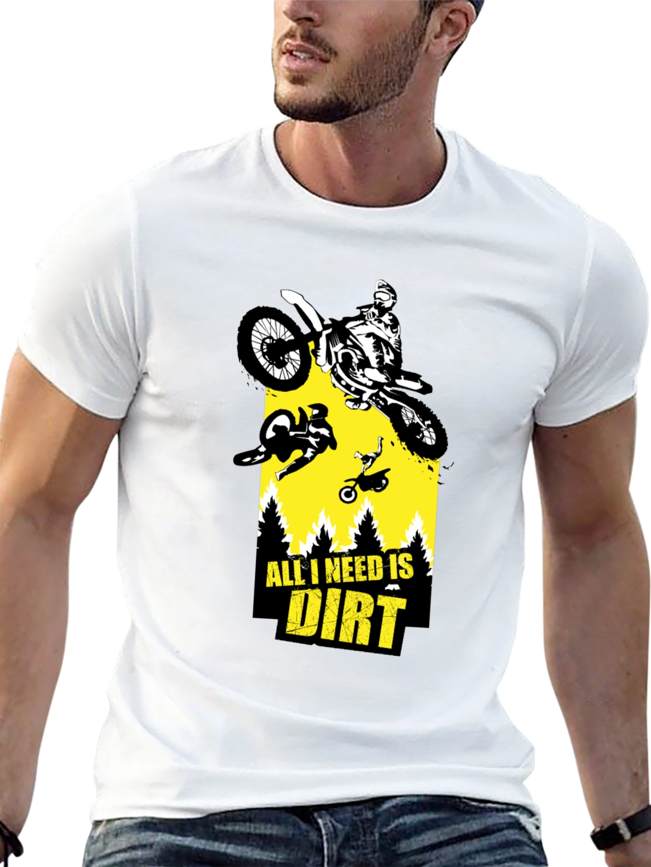 All I Need Is Dirt T-Shirt - Motocross Tee