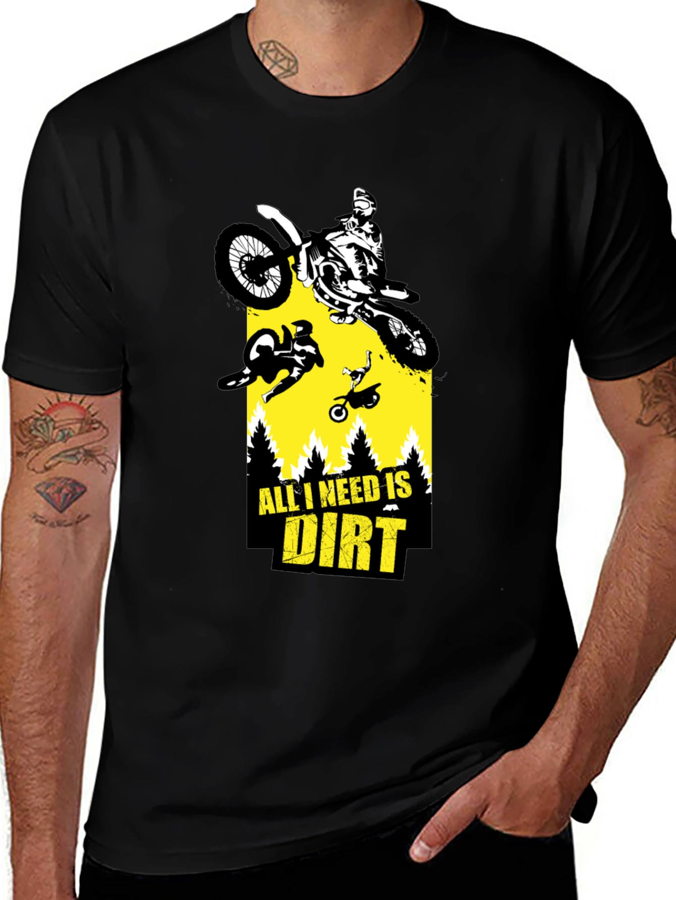 All I Need Is Dirt T-Shirt - Motocross Tee