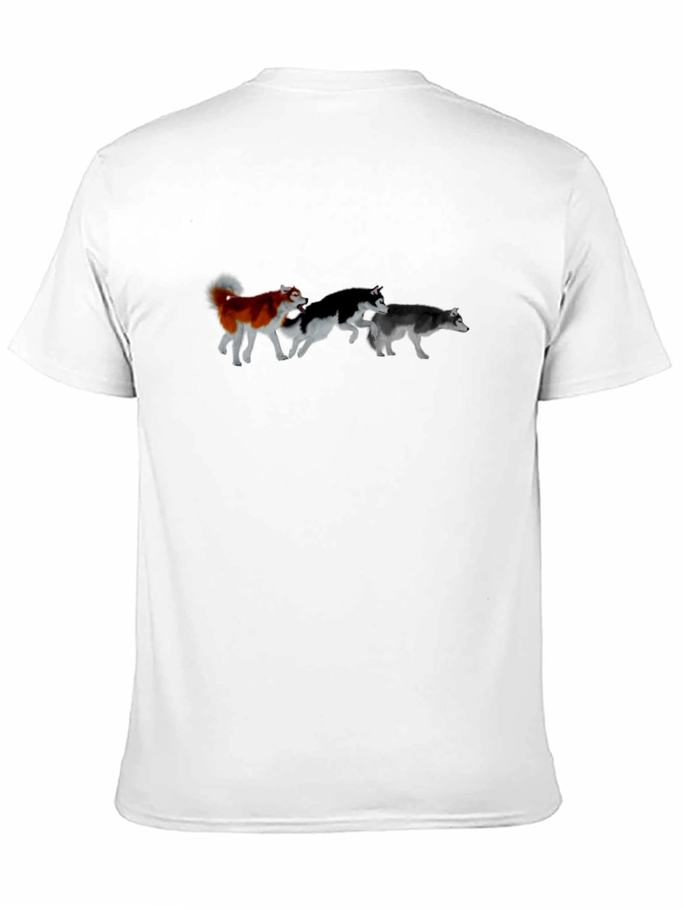 Husky Pack Running T-Shirt – Siberian Husky Dog Lover Tee