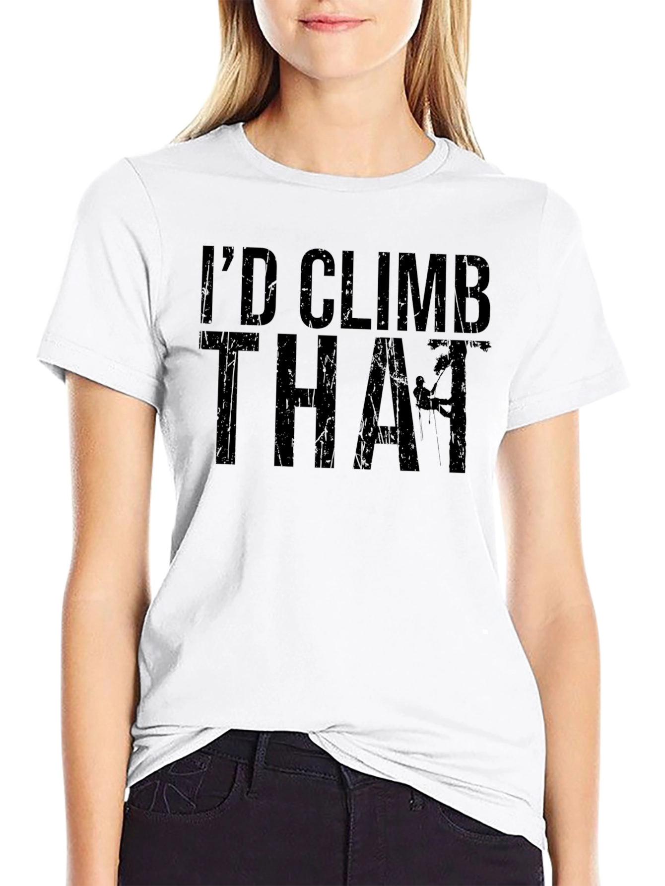 Id Climb That Funny Rock Climbing T-Shirt