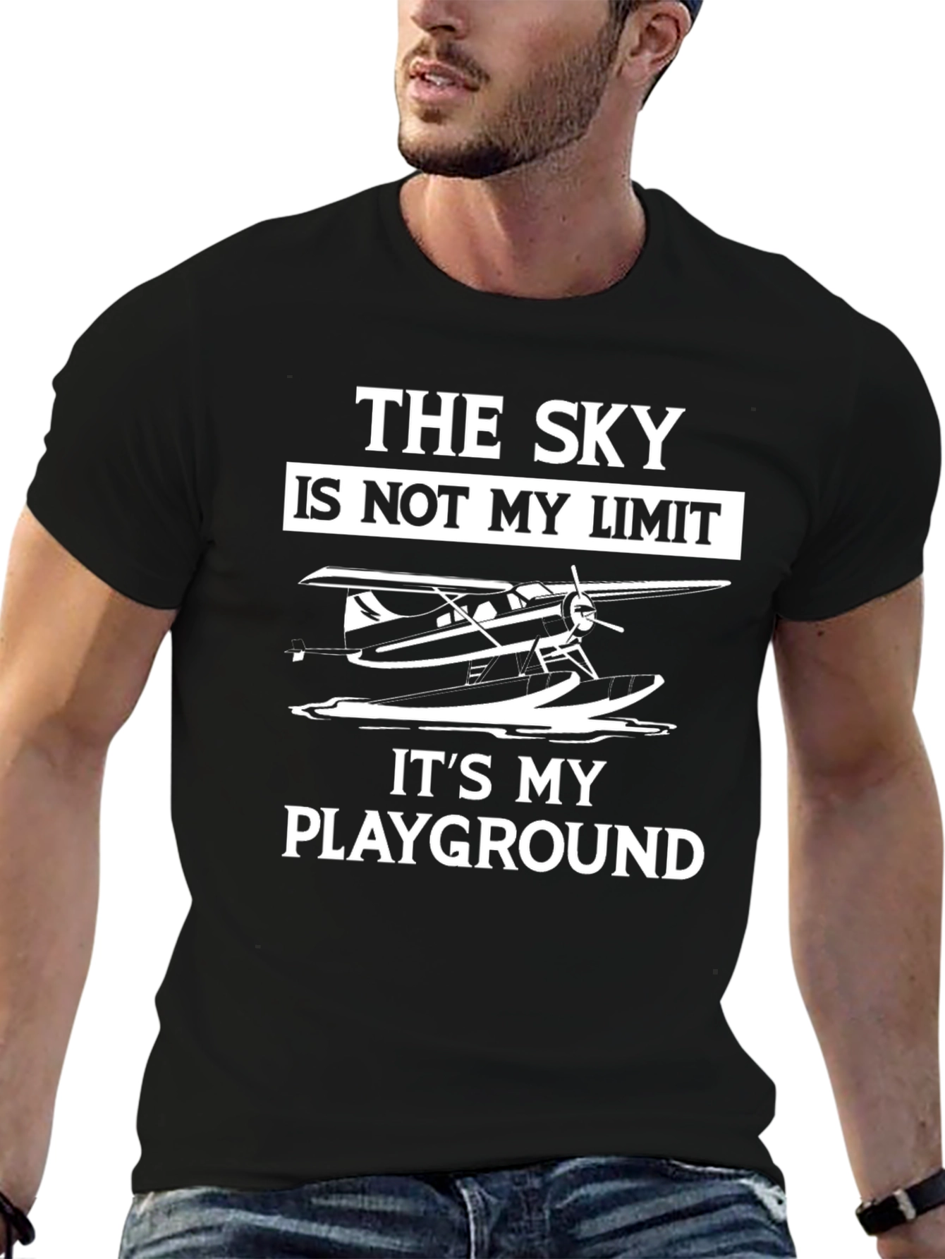 The Sky Is Not My Limit Airplane T-Shirt