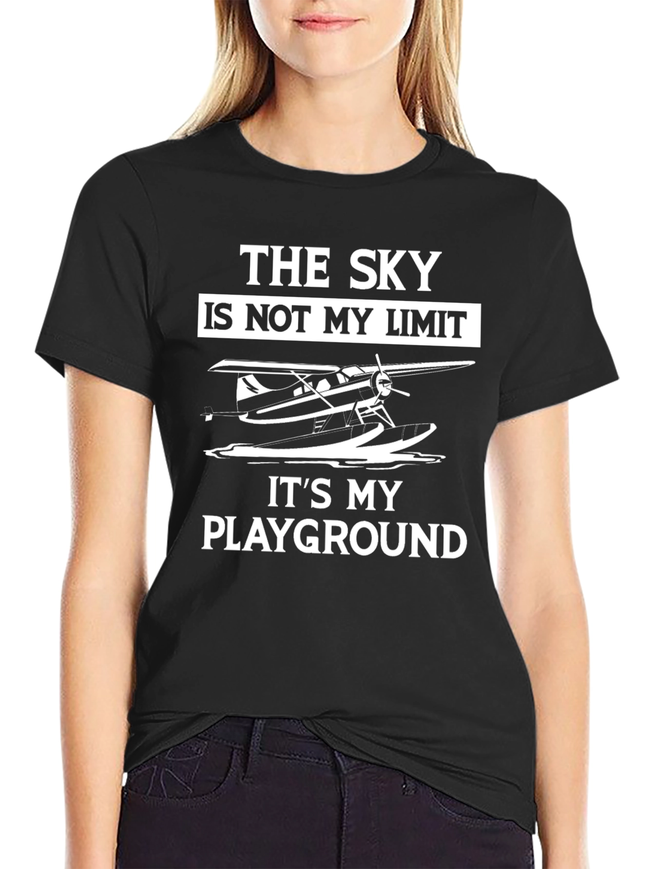 The Sky Is Not My Limit Airplane T-Shirt