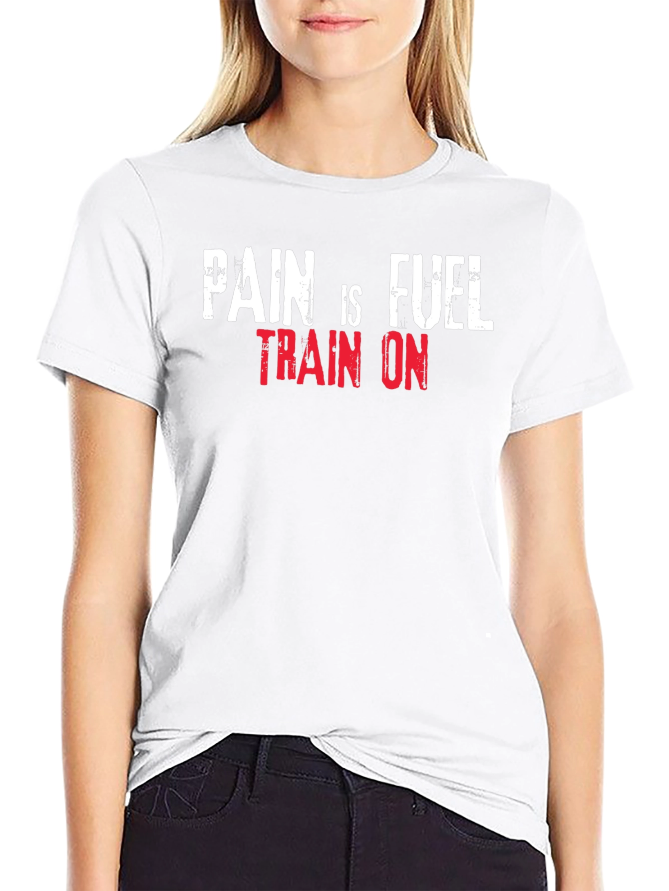 Pain is Fuel Gym T-Shirt - Train On!