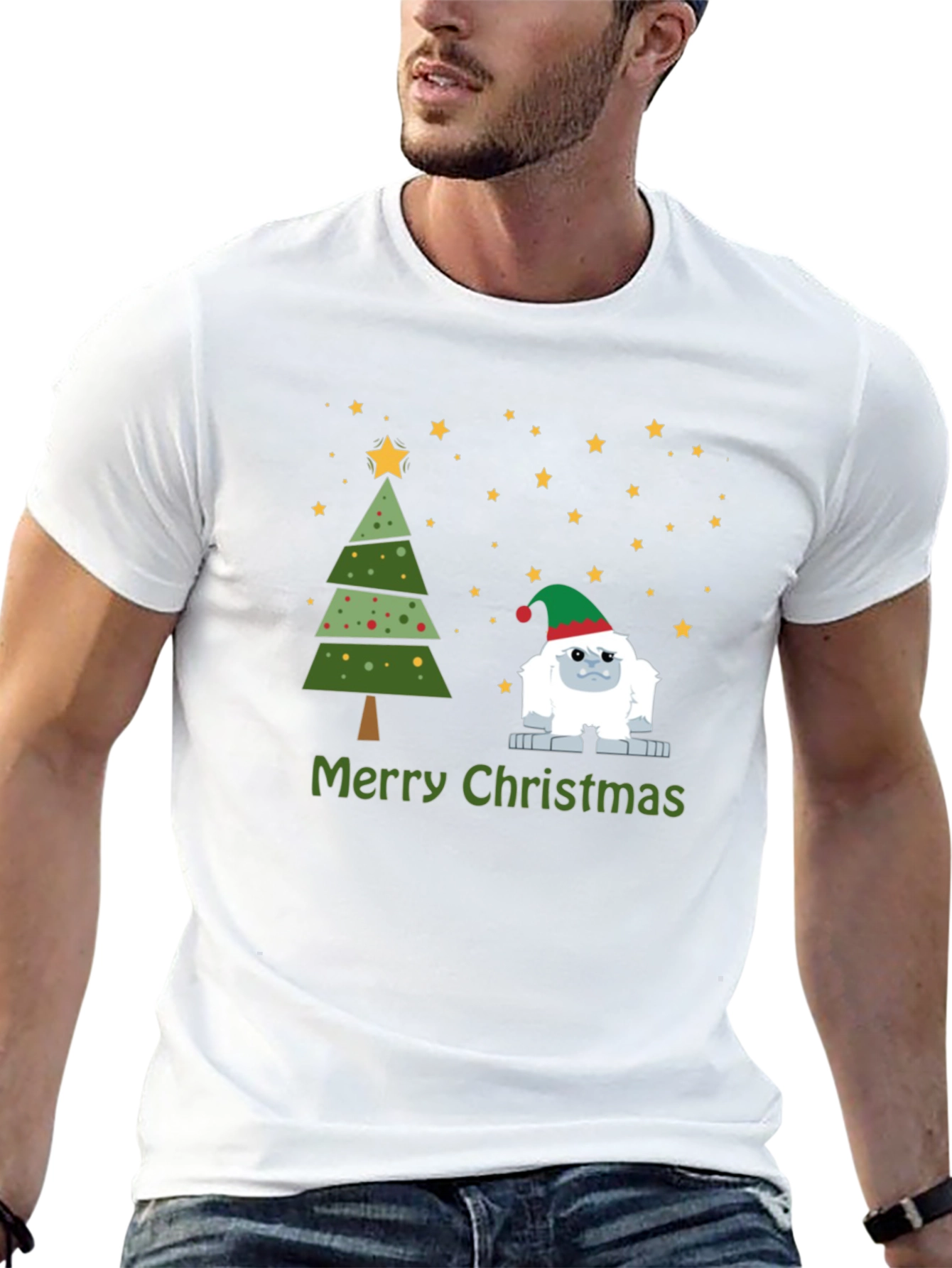 Festive Yeti Christmas T-Shirt