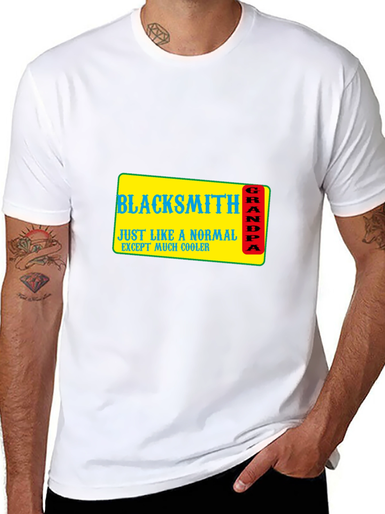 Blacksmith Grandpa T-Shirt Cool Grandpa Gift