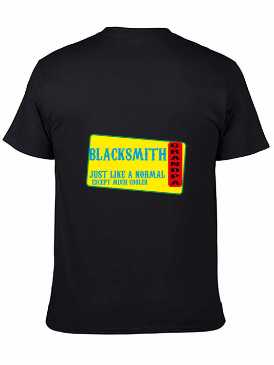Blacksmith Grandpa T-Shirt Cool Grandpa Gift