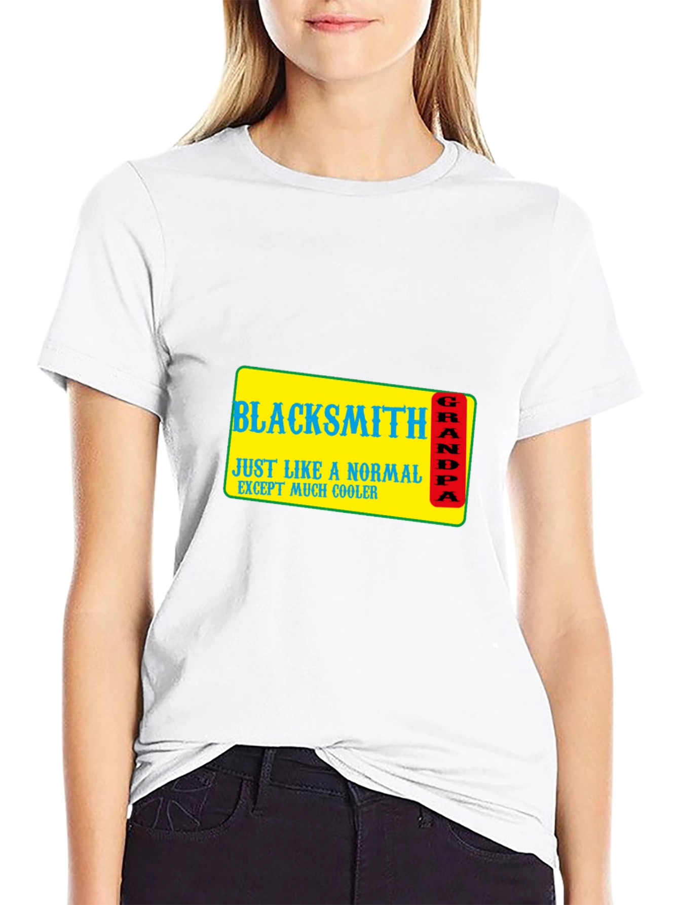 Blacksmith Grandpa T-Shirt Cool Grandpa Gift