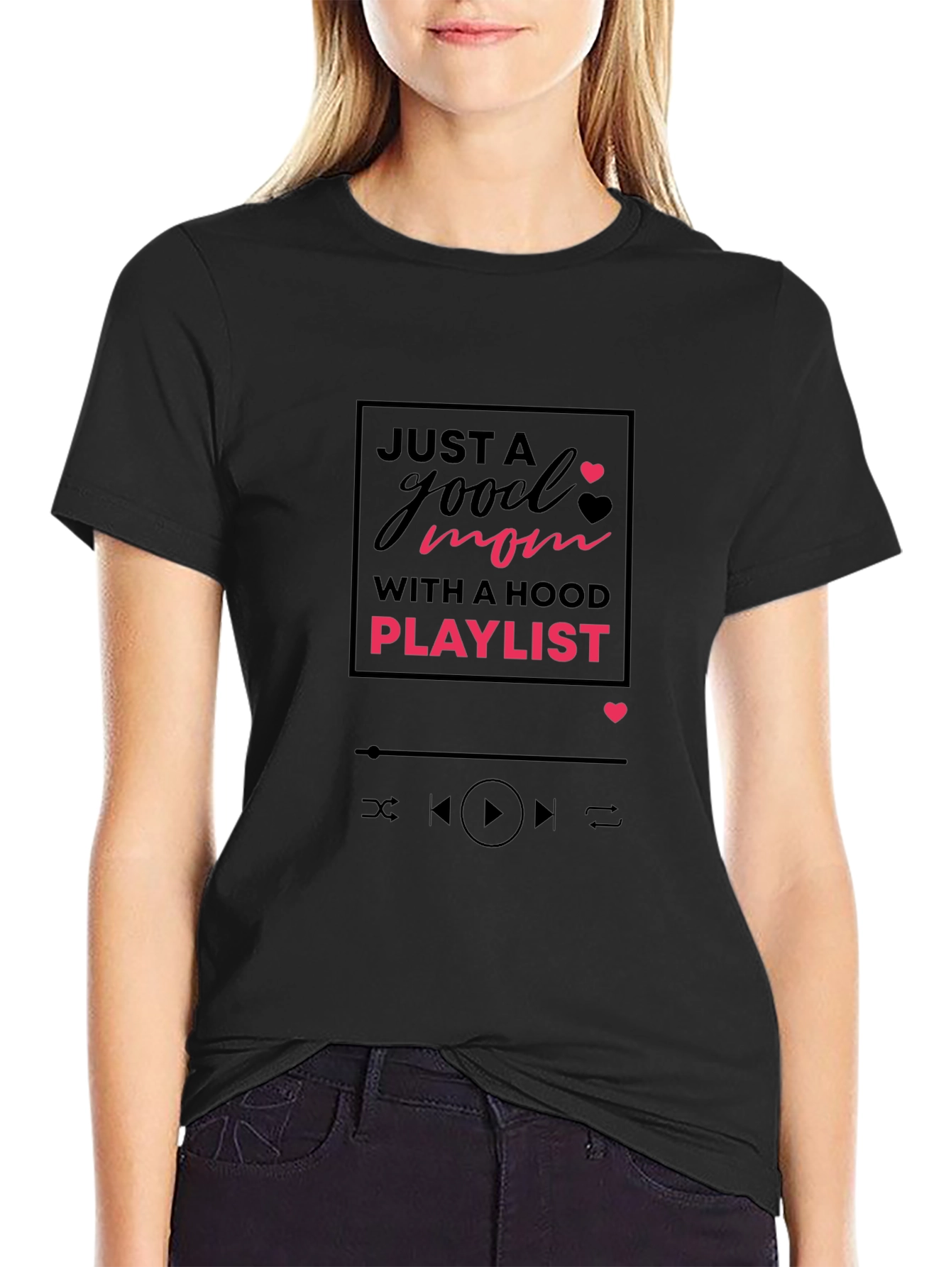 Good Mom Hood Playlist Graphic Tee
