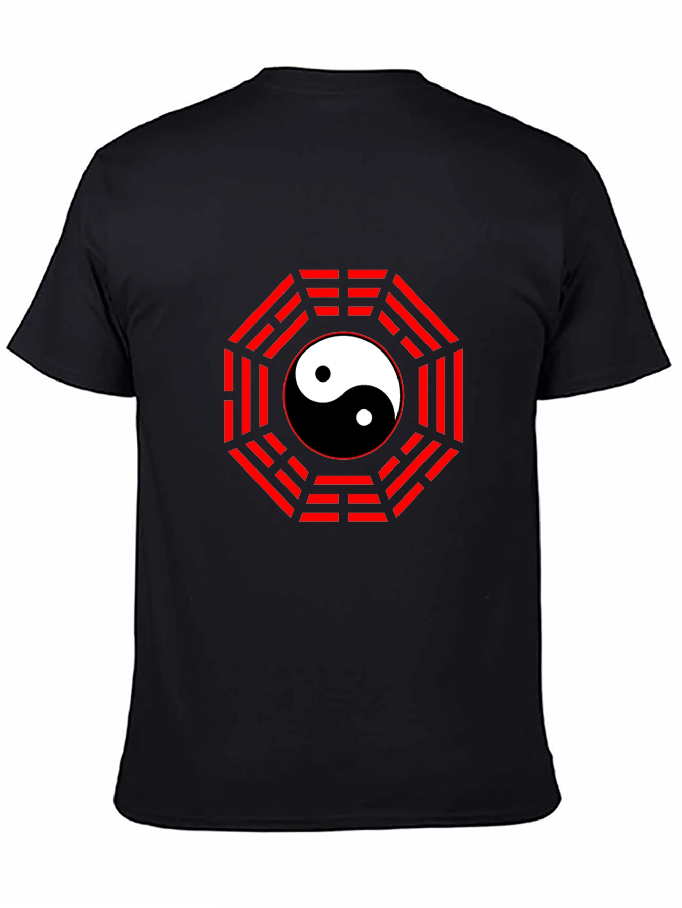 Yin Yang Bagua T-Shirt - Black
