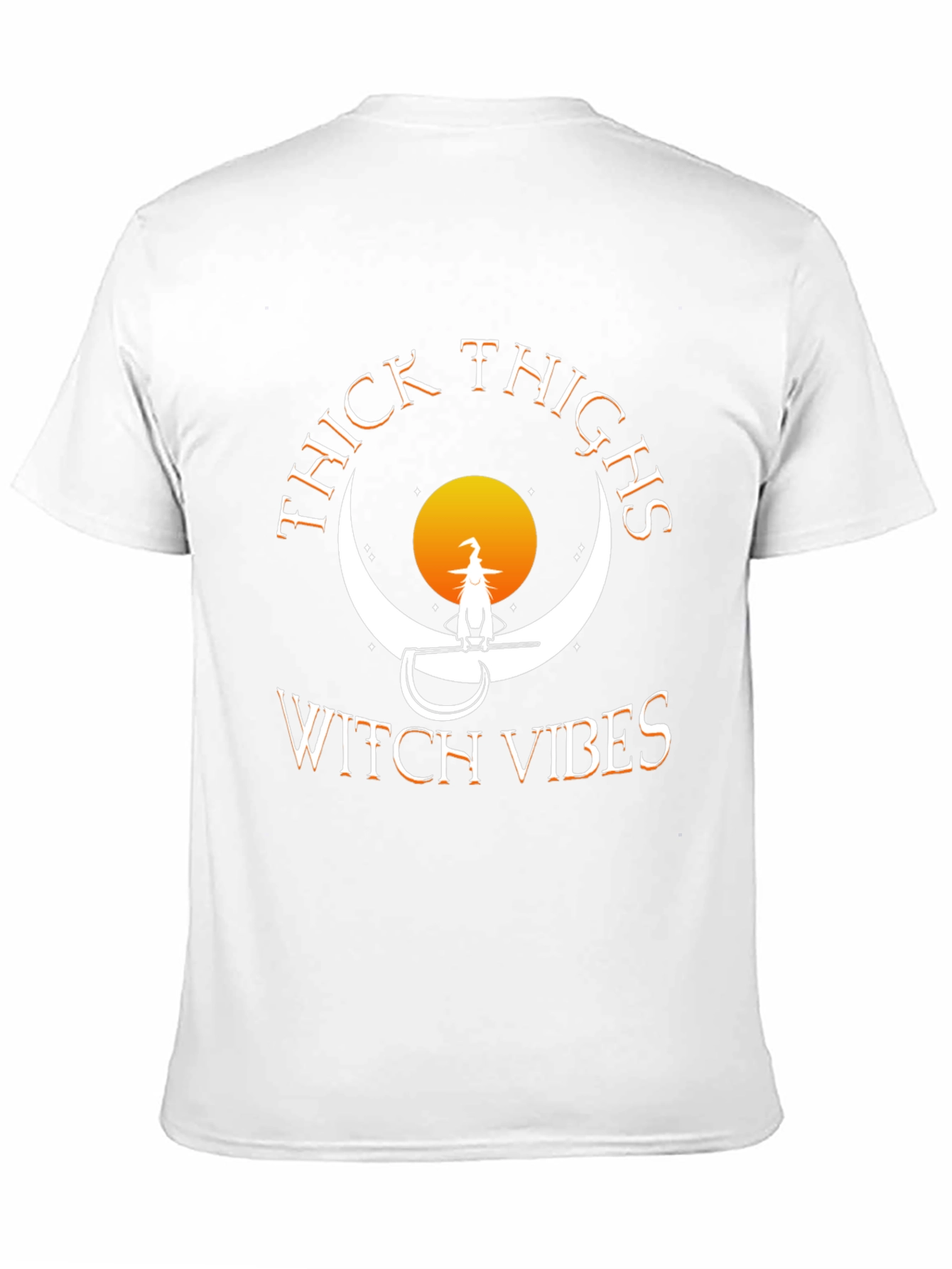Thick Thighs Witch Vibes Halloween Tee