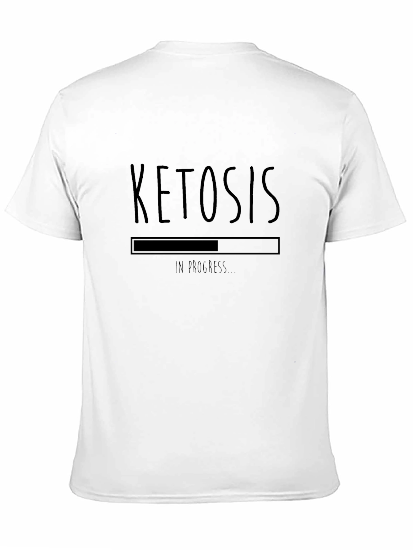 Ketosis In Progress T-Shirt - Black Graphic Tee