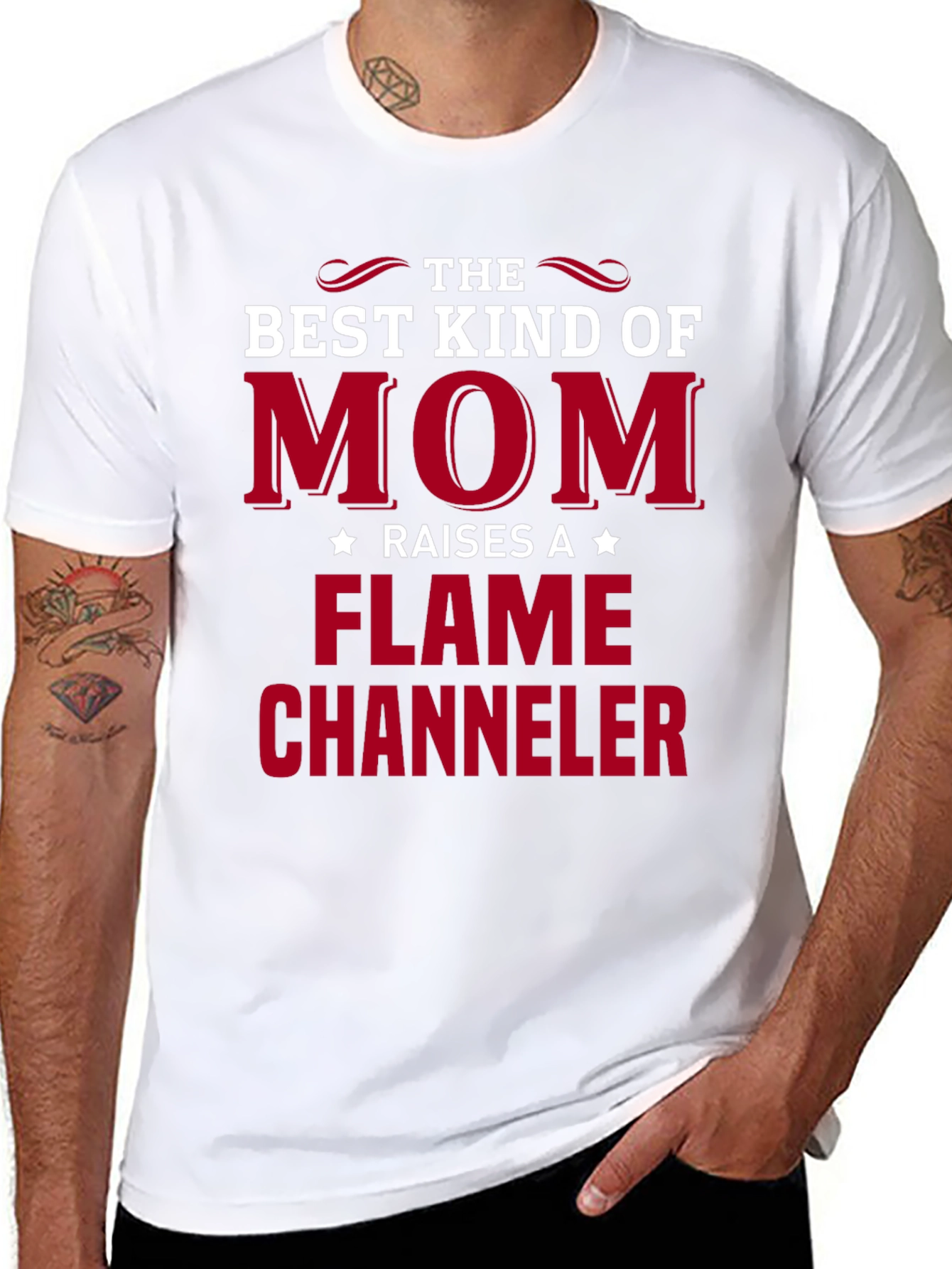 Best Kind of Mom Flame Channeler Graphic Tee