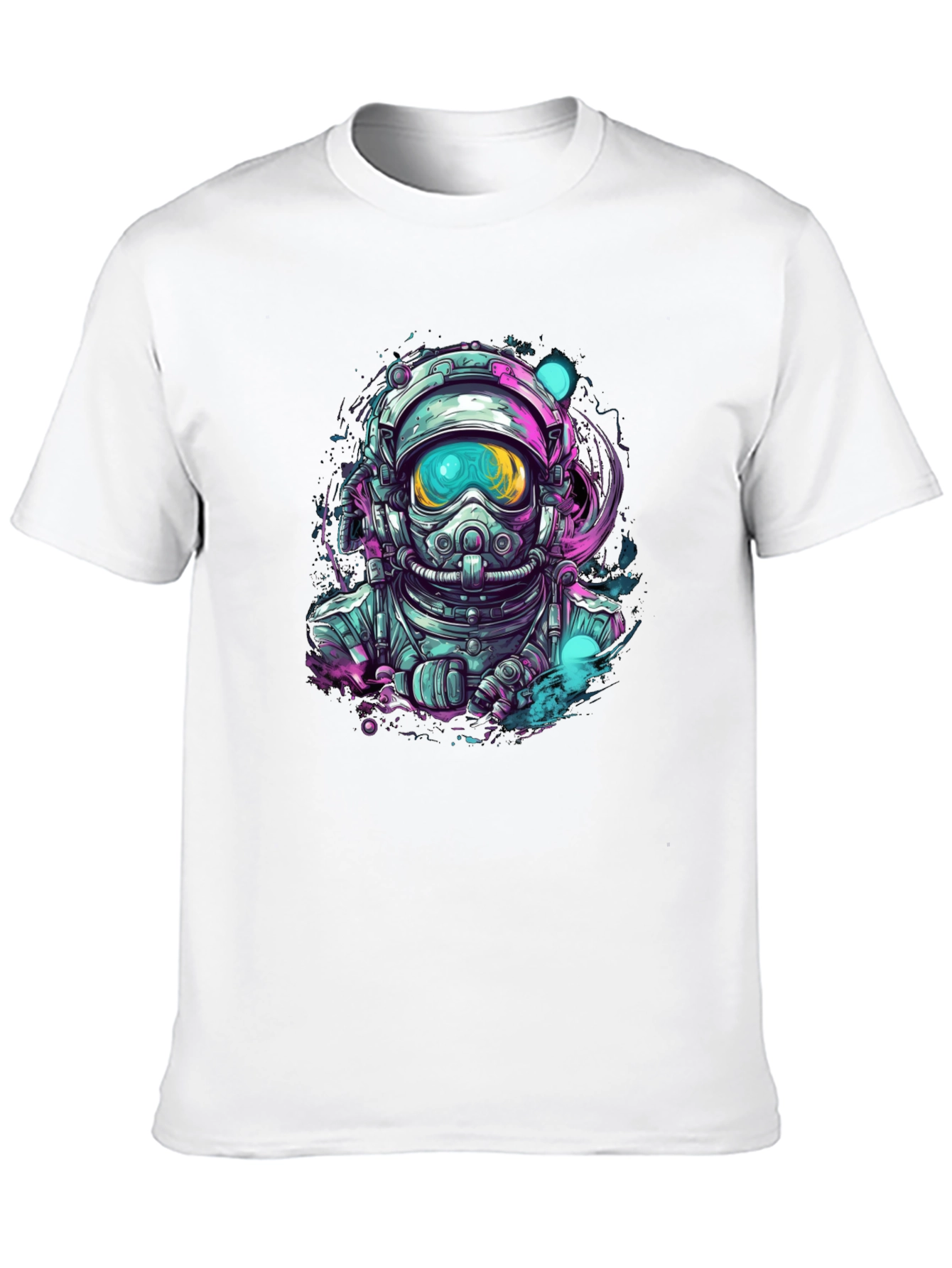 Astronaut Graphic Black T-Shirt - Space Explorer Tee